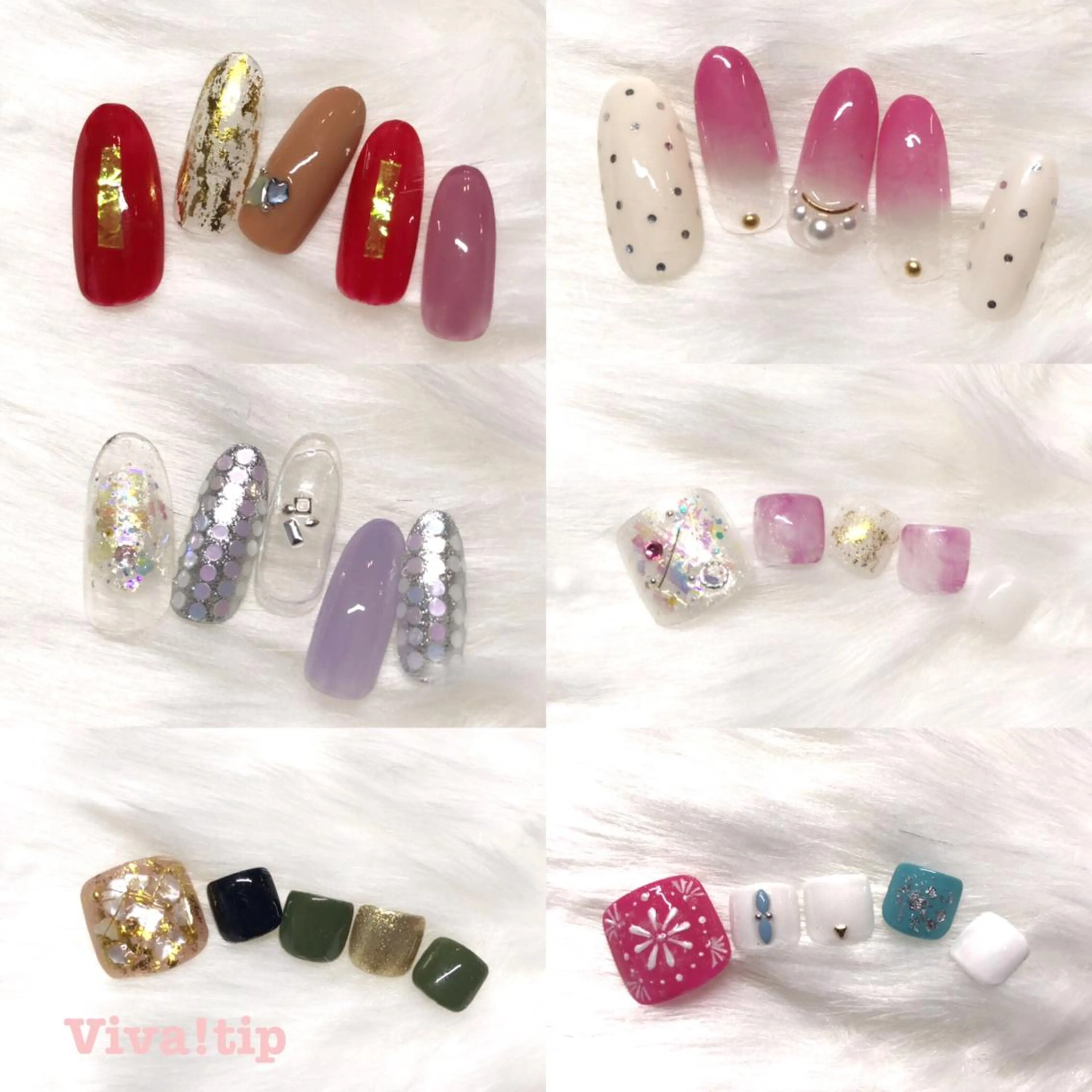 ネイル Viva!tip所属・Viva!tip ビバティップネイルのネイルデザイン