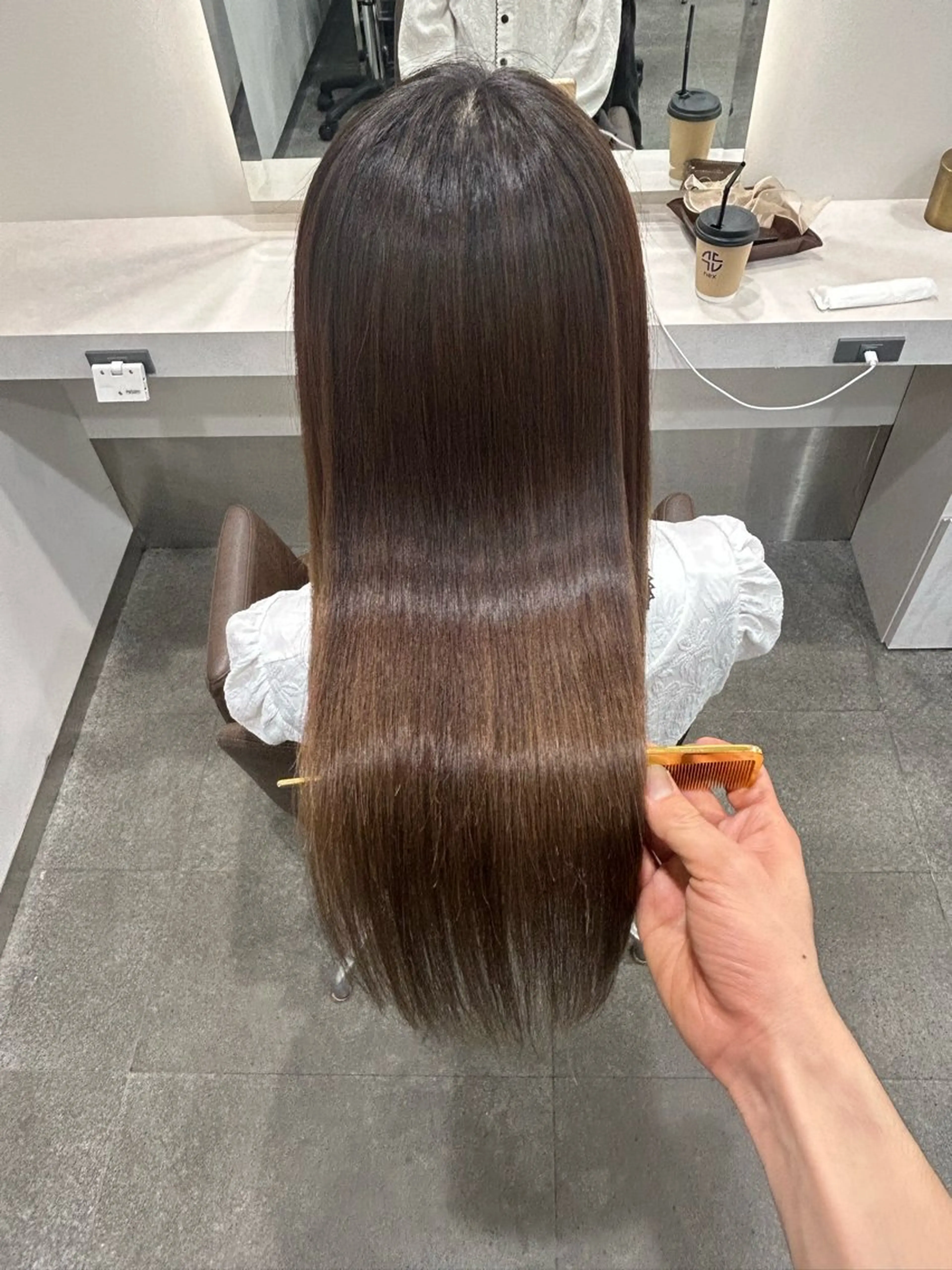 ミディアム 割れ癖も直す髪質改善 美容師✨みやたのヘアスタイル