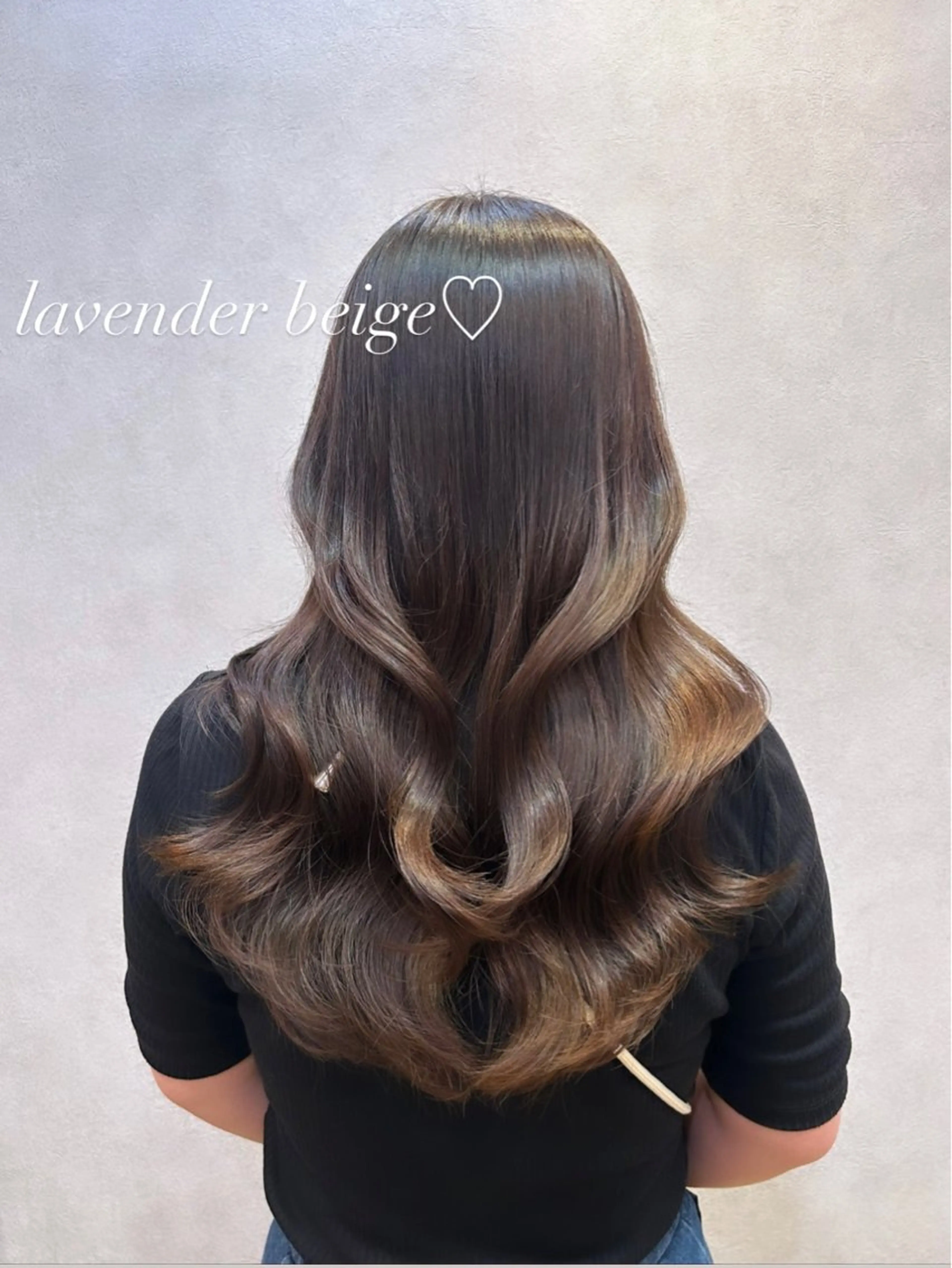 カラー ヘアアレンジ ベージュカラー 透明感カラー ラベンダーカラー 🩷韓国ヘア/ミディ アム🩷Maikaのヘアスタイル