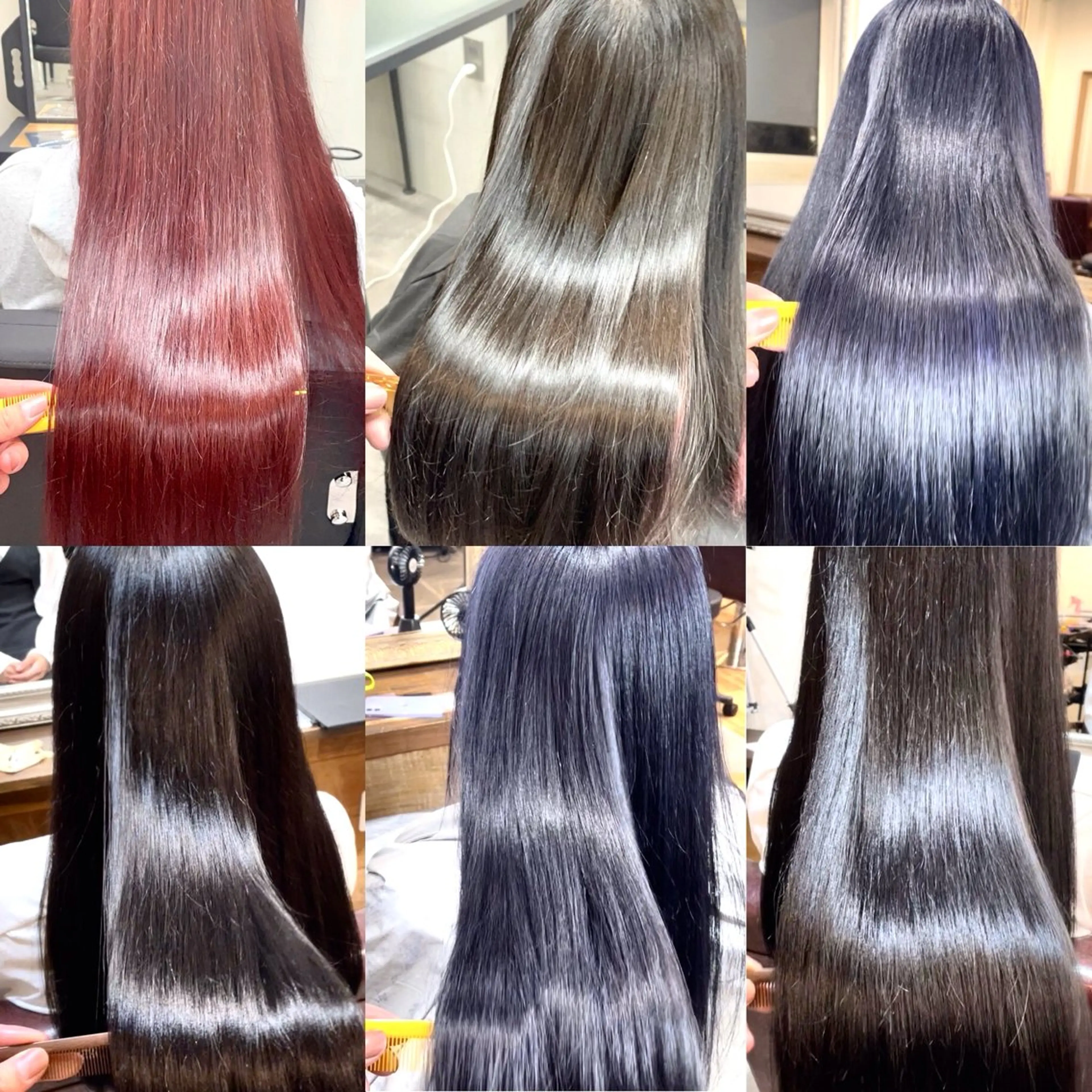 ロング カラー ヘアカラー トリートメント Cecil hair なんば店のヘアスタイル