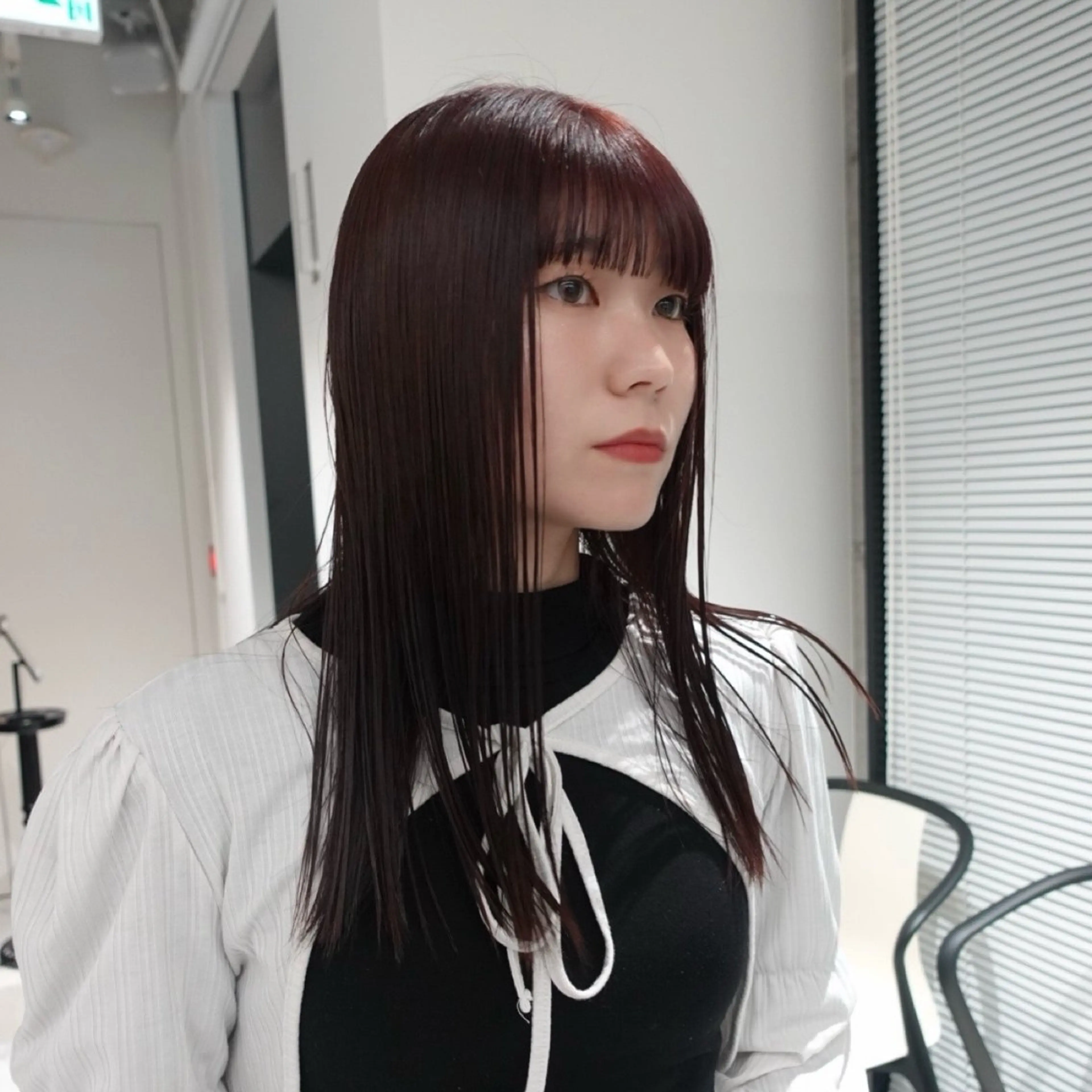 ロング カット 縮毛矯正 🌐サトウ リョウ🌐のヘアスタイル