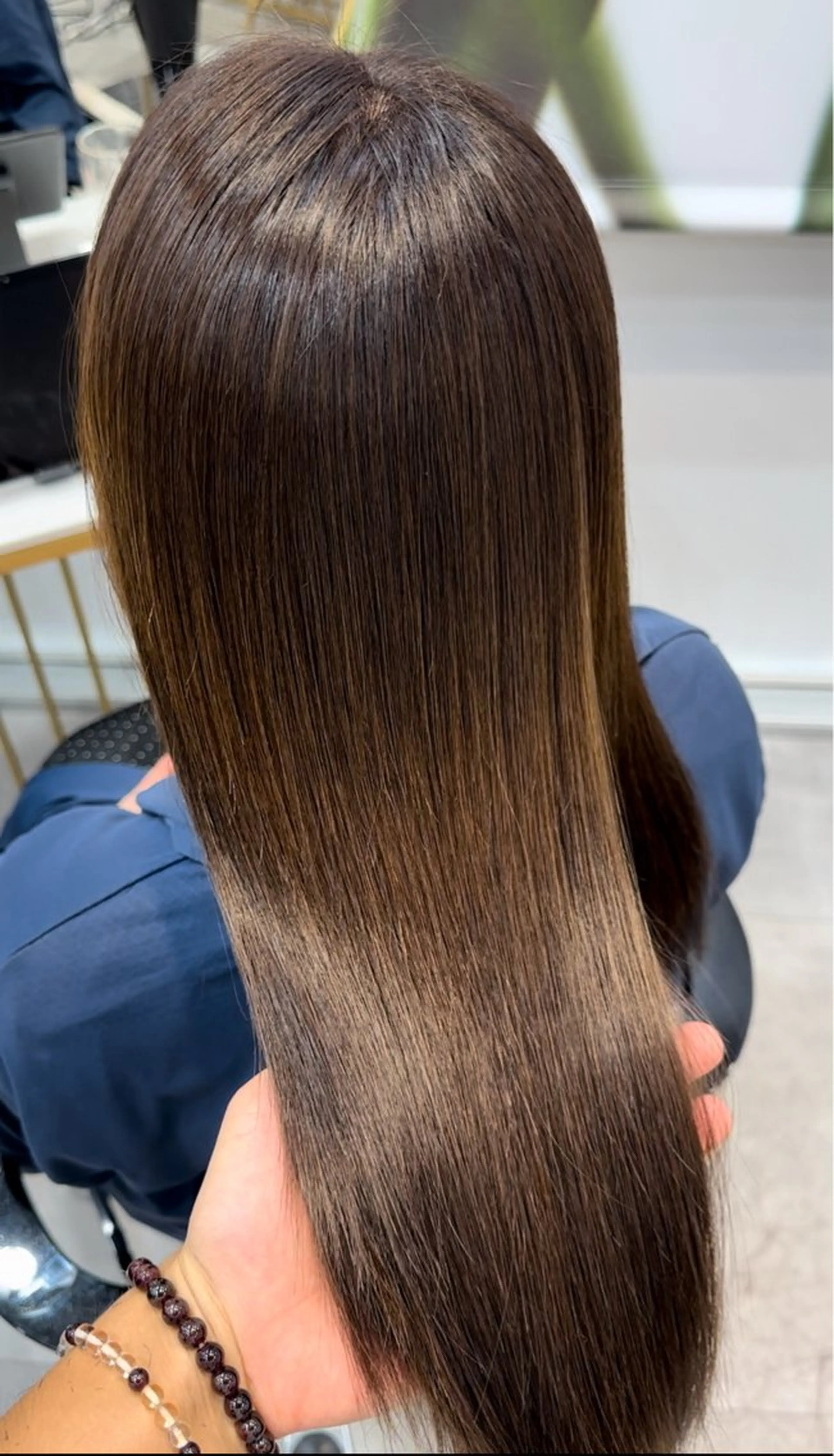 ロング 縮毛矯正 beauty and care CALON所属・CALON銀座　松田 力丸のヘアスタイル