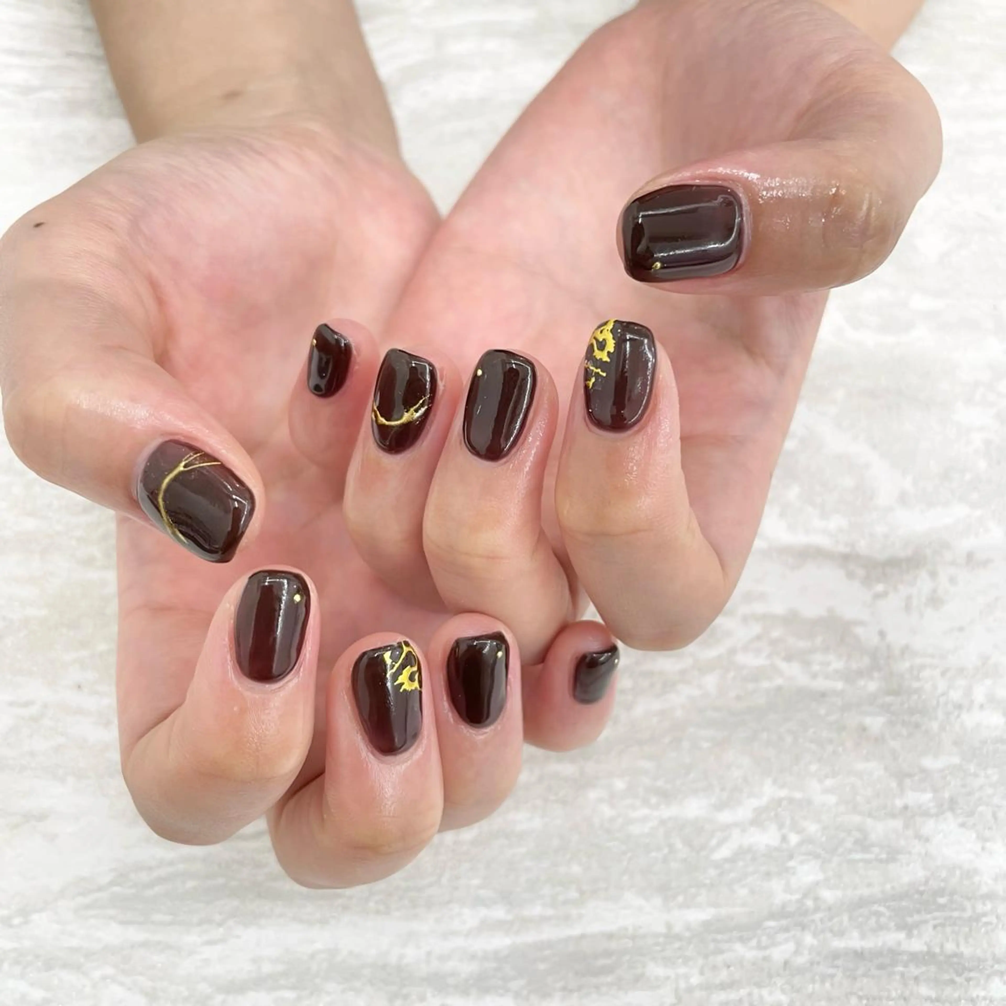 オフなし❄️ワンカラー＋４本簡単デザイン❄️の写真