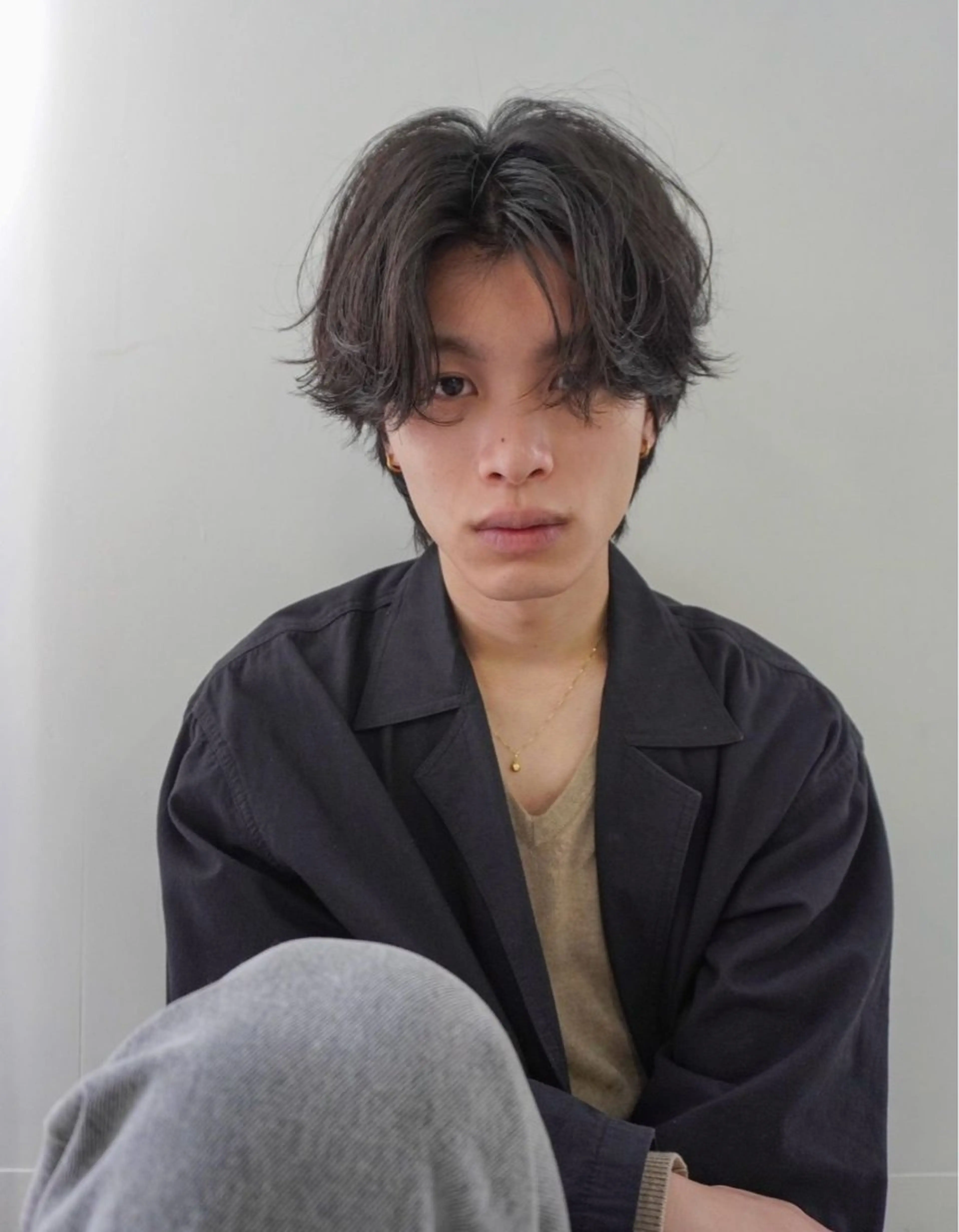 ミディアム メンズ green ueno所属・ウチダ 🦖メンズカットのヘアスタイル