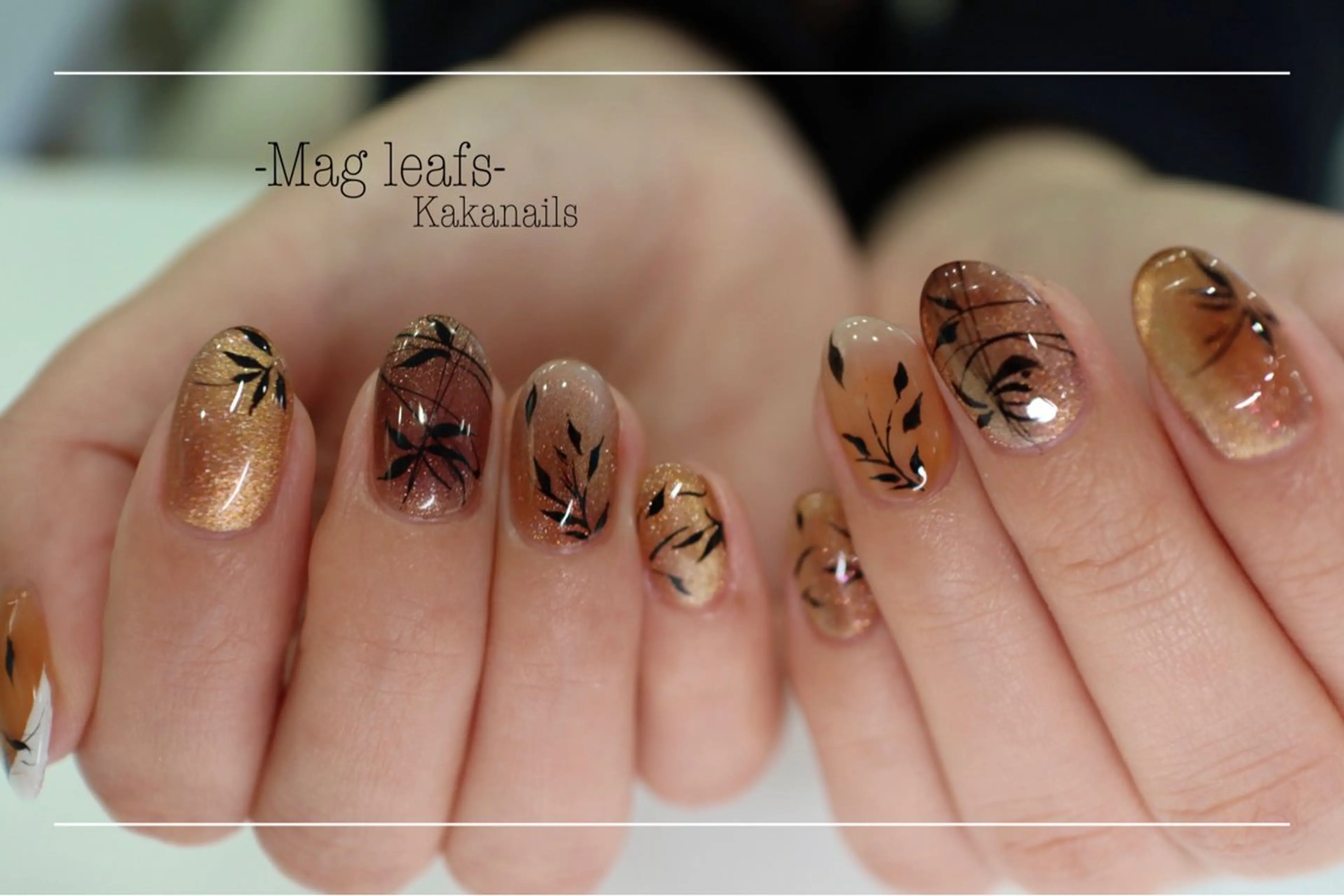 ネイル マグネットネイル Kaka Nailsのネイルデザイン