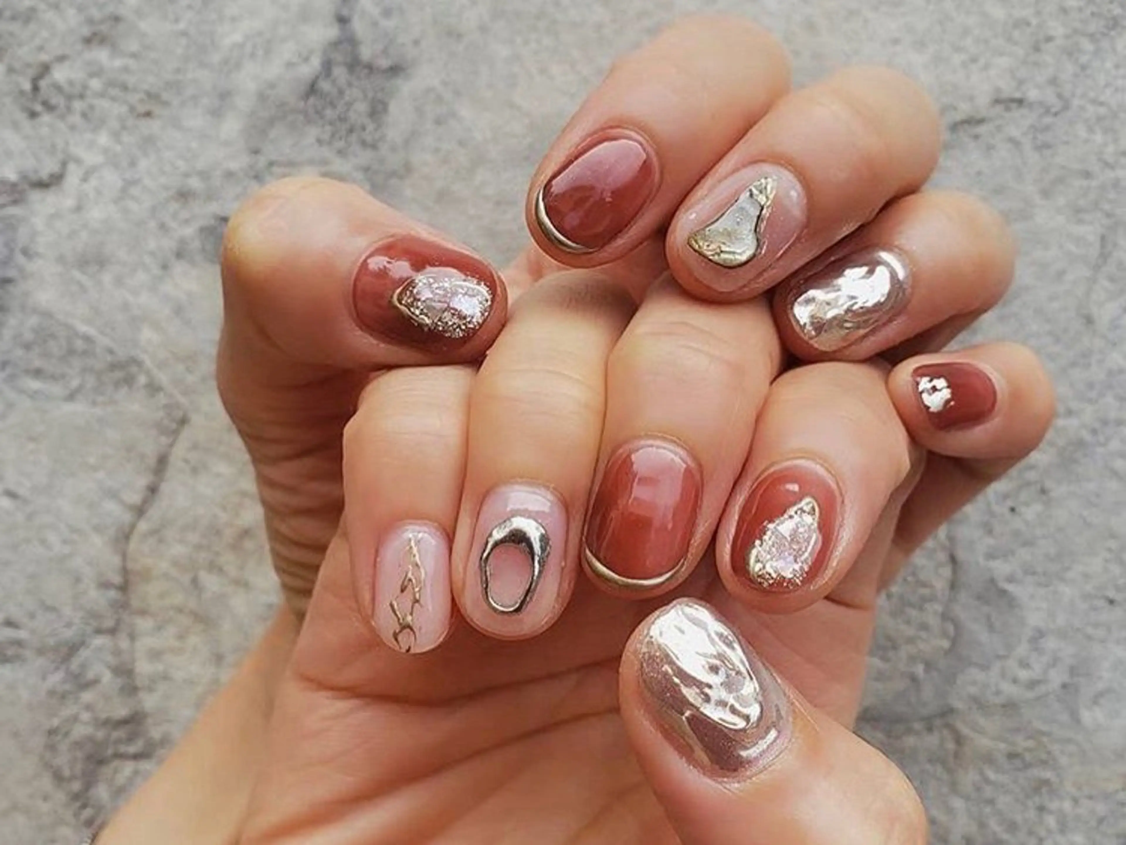 ネイル ニュアンスネイル ハンドネイル フットネイル ハンドケア Beauty Salon LUMIAS <ビューティーサロン ルミアス>所属・LUMIAS 🪽 Miyuki.のネイルデザイン