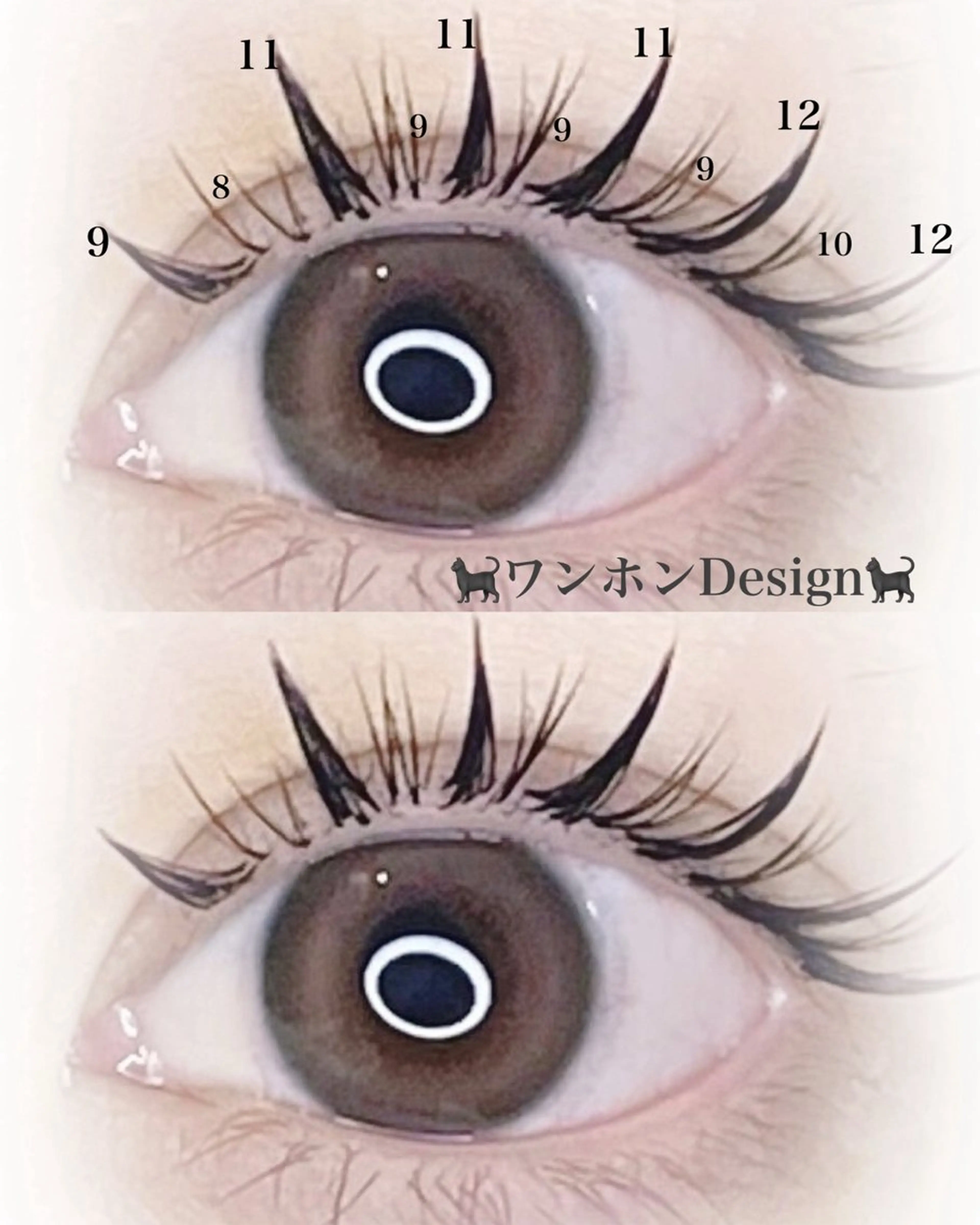 マツエク・マツパ マツエク Riel 明石店所属・Riel 明石店のマツエク・マツパデザイン