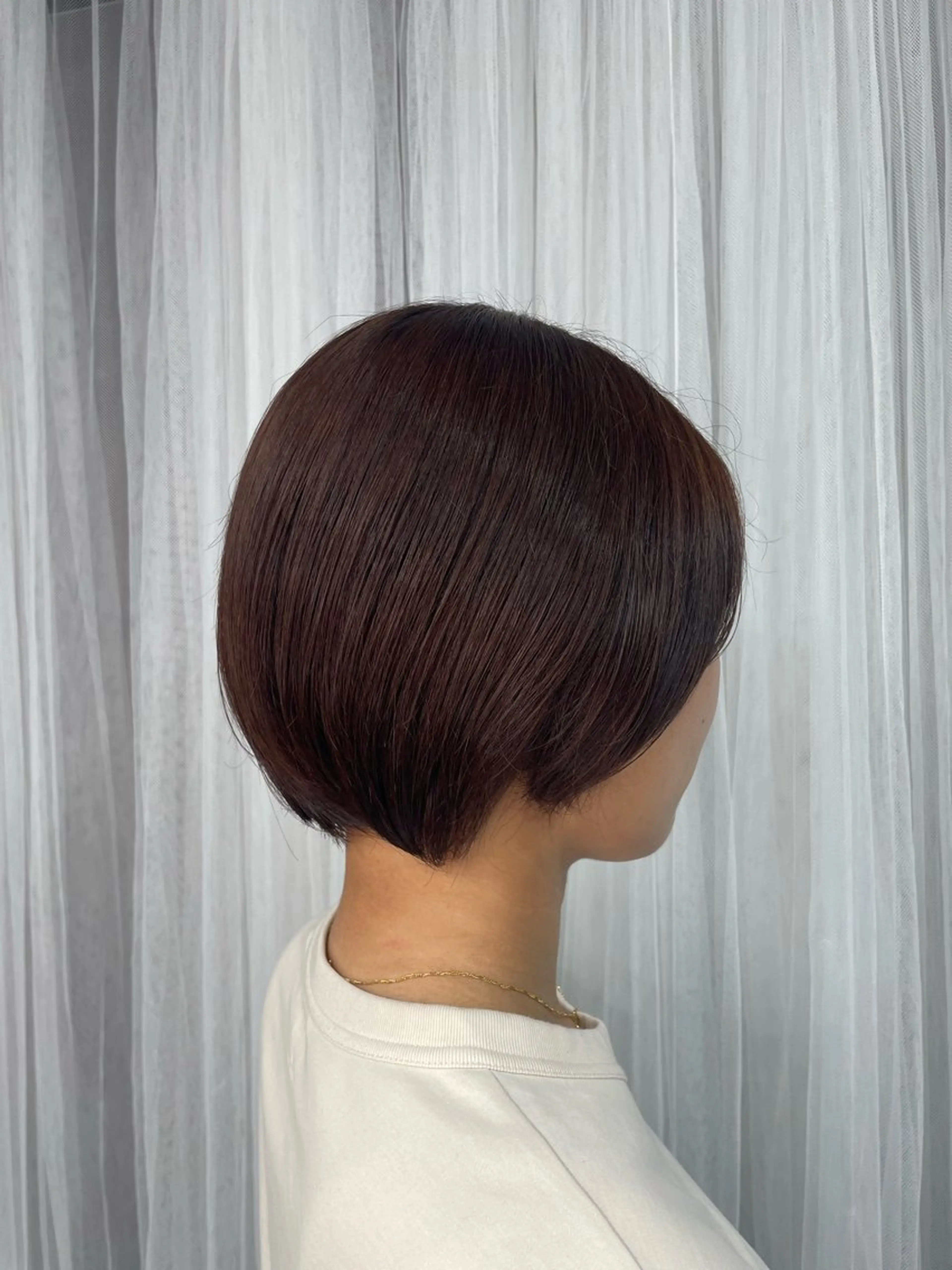 ショート ヘアカラー トリートメント 手塚 由佳のヘアスタイル