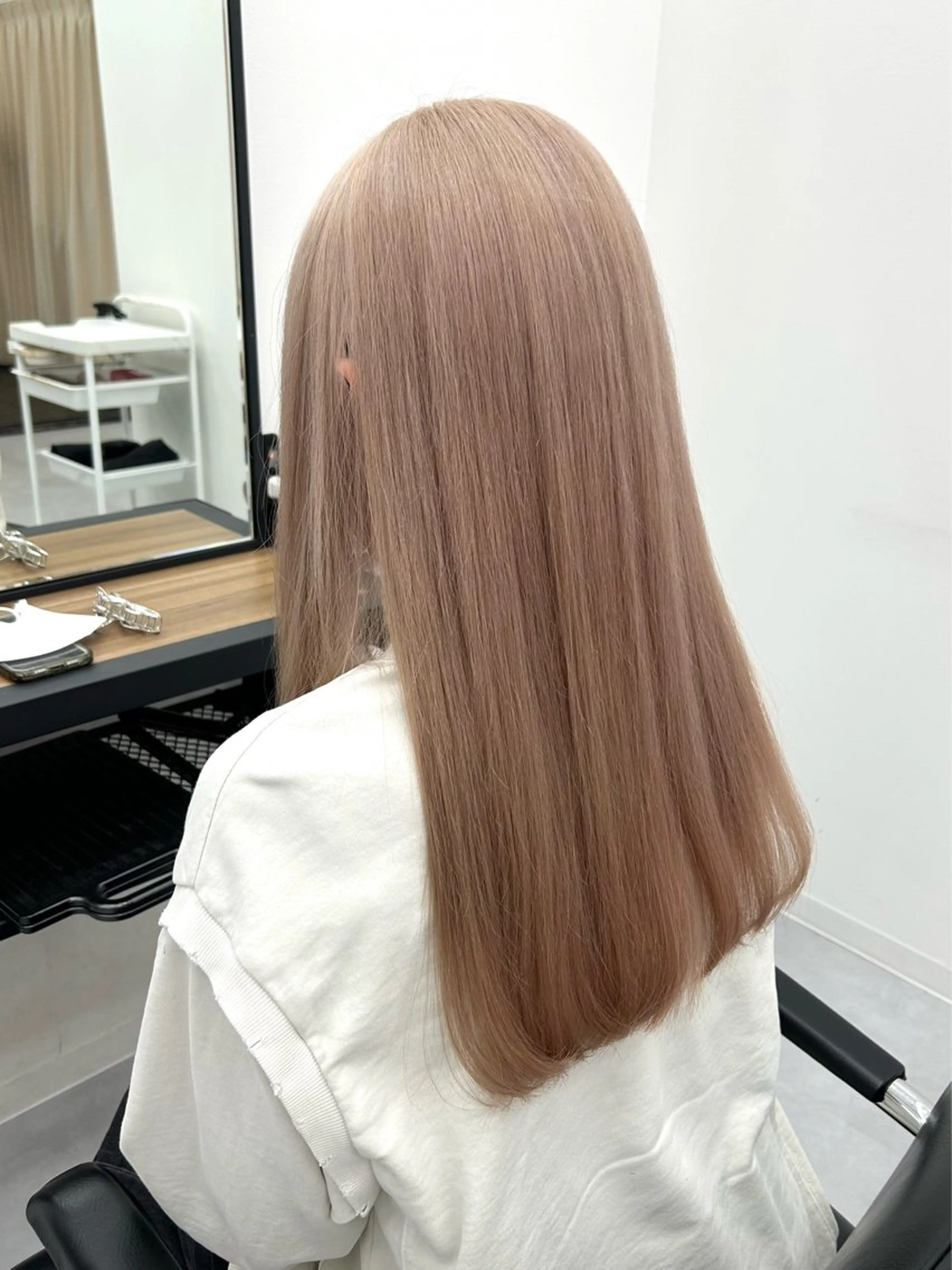 ロング カラー レイヤー ハイトーン 暖色⭐︎KANAKOのヘアスタイル