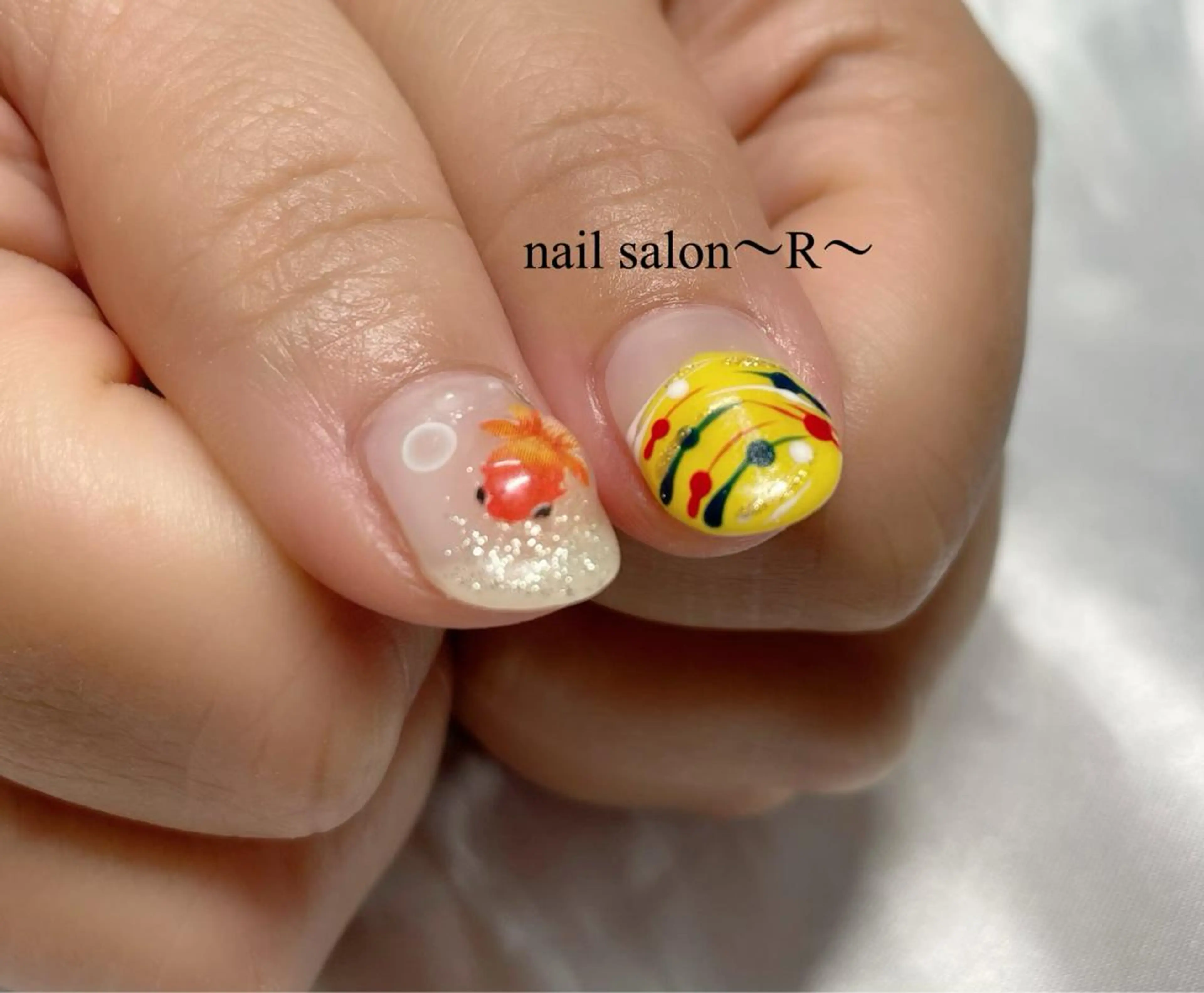 ネイル ぷっくりネイル 〜 R〜 プライベートサロンのネイルデザイン