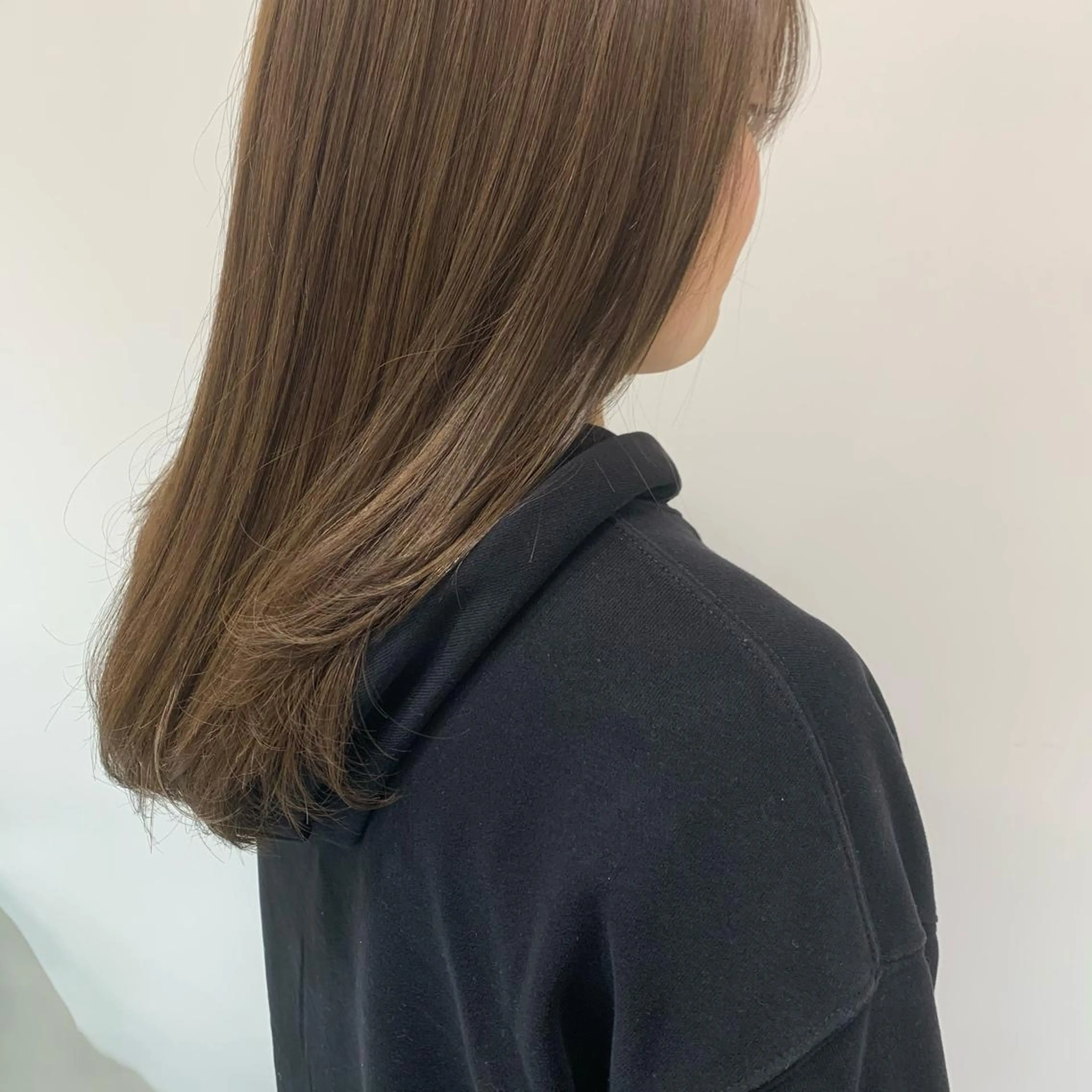 ロング カラー ベージュカラー 髪質改善カラー&TR 縮毛矯正/弱酸性矯正のヘアスタイル