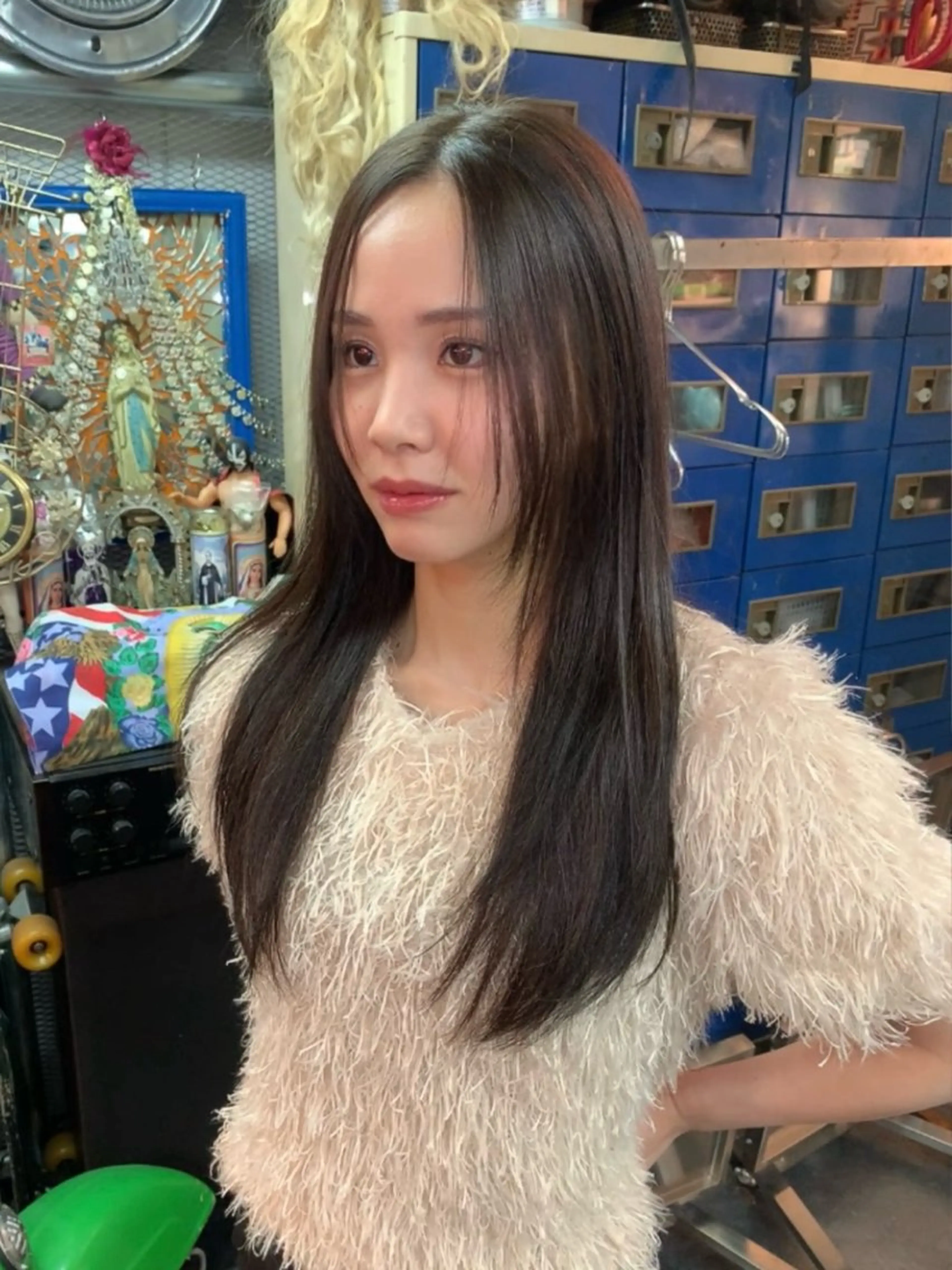 ロング カラー 顔周りカット カット トリートメント レイヤーカット/ SHIONのヘアスタイル