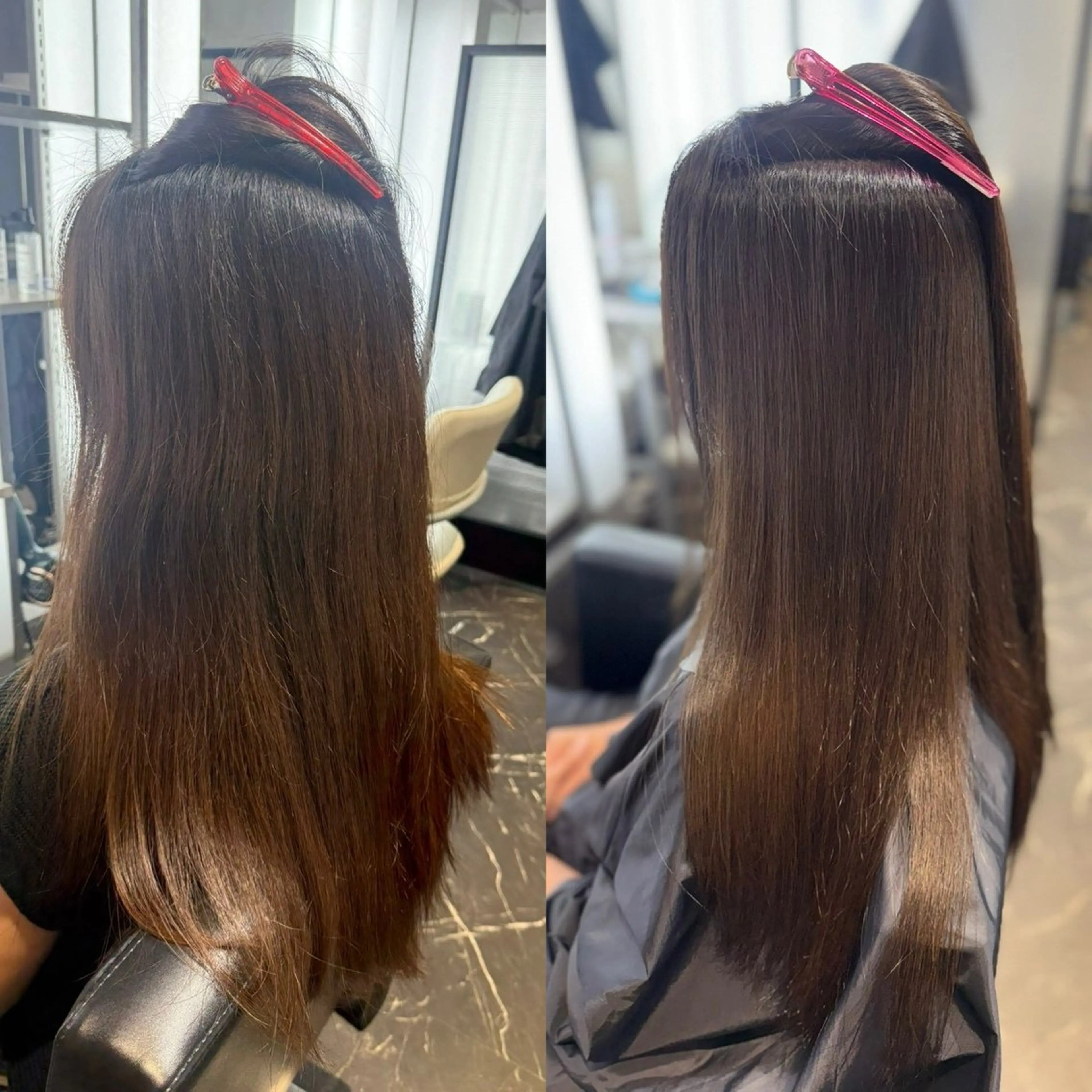 ロング 縮毛矯正 トリートメント LINDOTOKYO梅田所属・酸性ストレート 髪質改善大槻勇樹のヘアスタイル