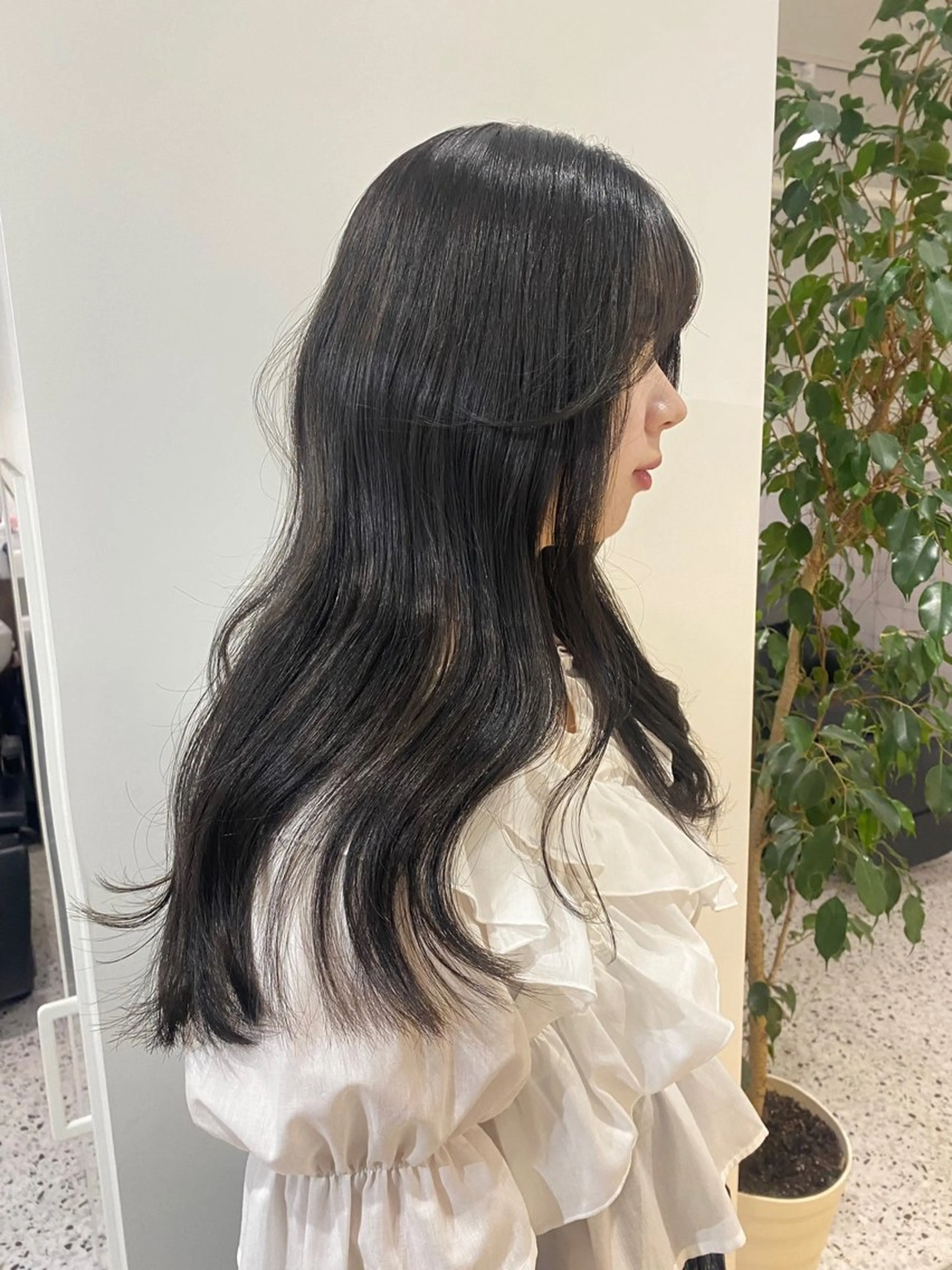 カラー AO所属・RISAKO 艶髪モテヘア🎀府中のヘアスタイル