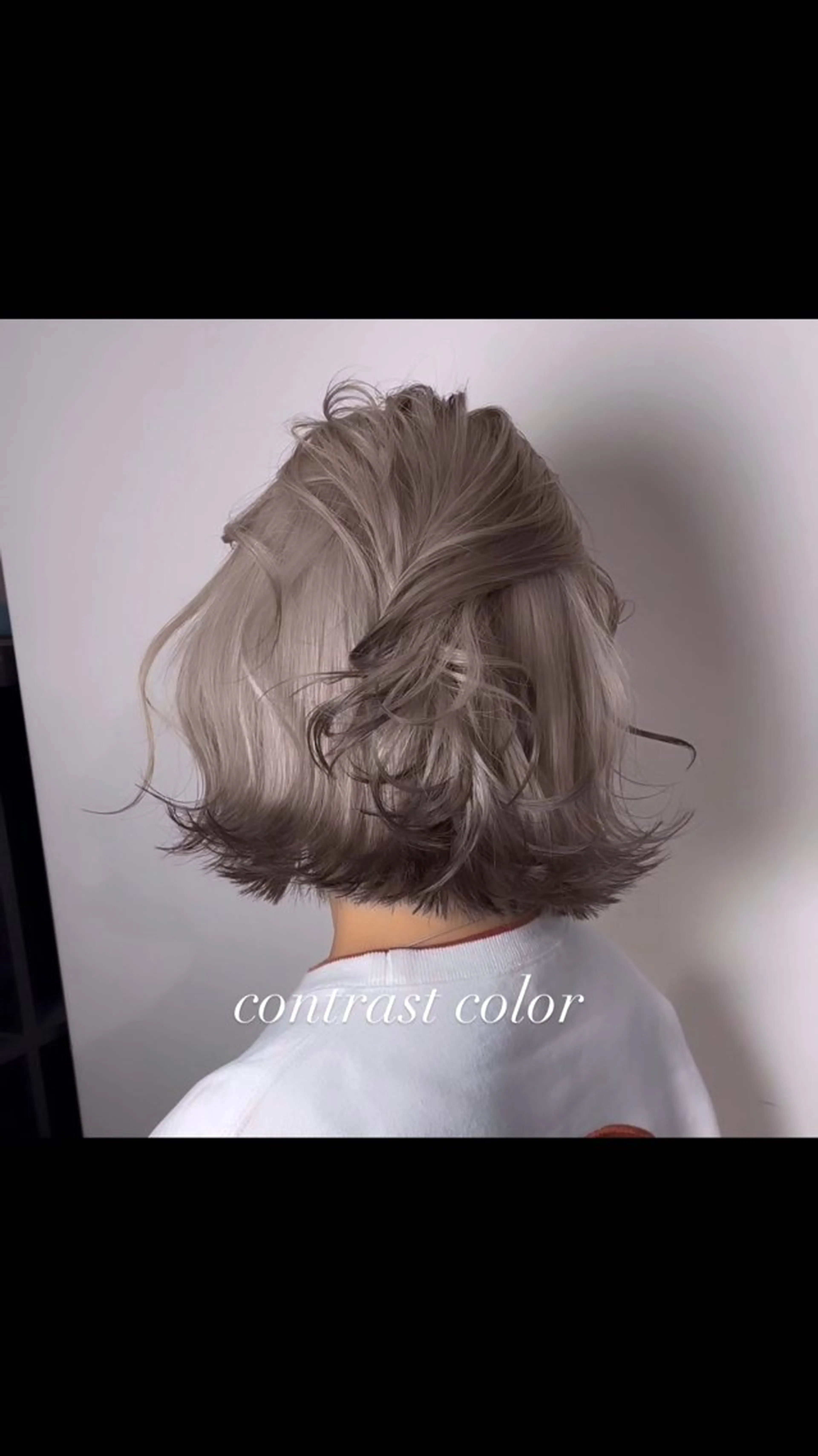 ショート カラー カット ヘアカラー トリートメント ヘアセット 💜ハイトーン💛 マジカルかいちゃんのヘアスタイル