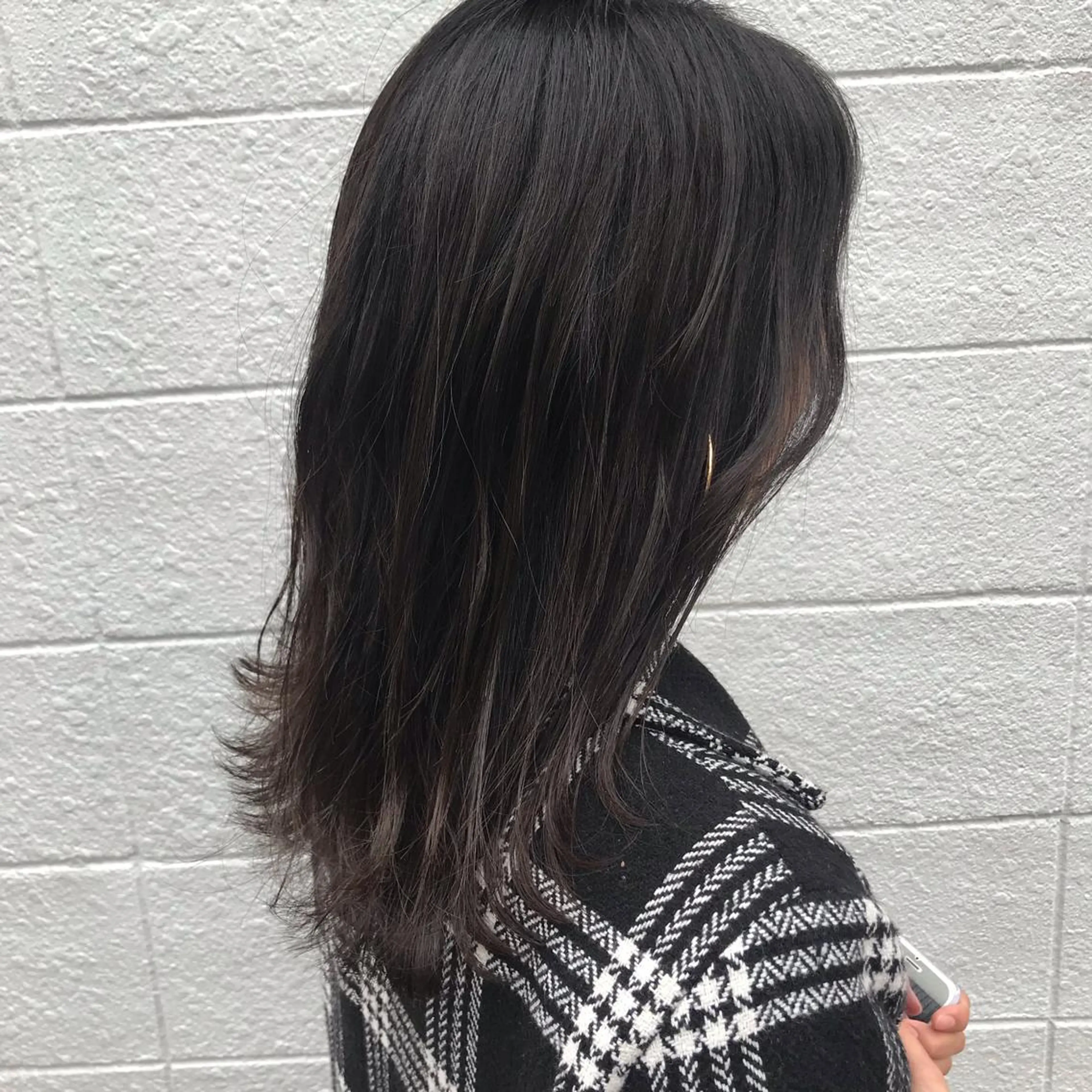 セミロング カラー パーマ JUNTA 梅田茶屋町のヘアスタイル