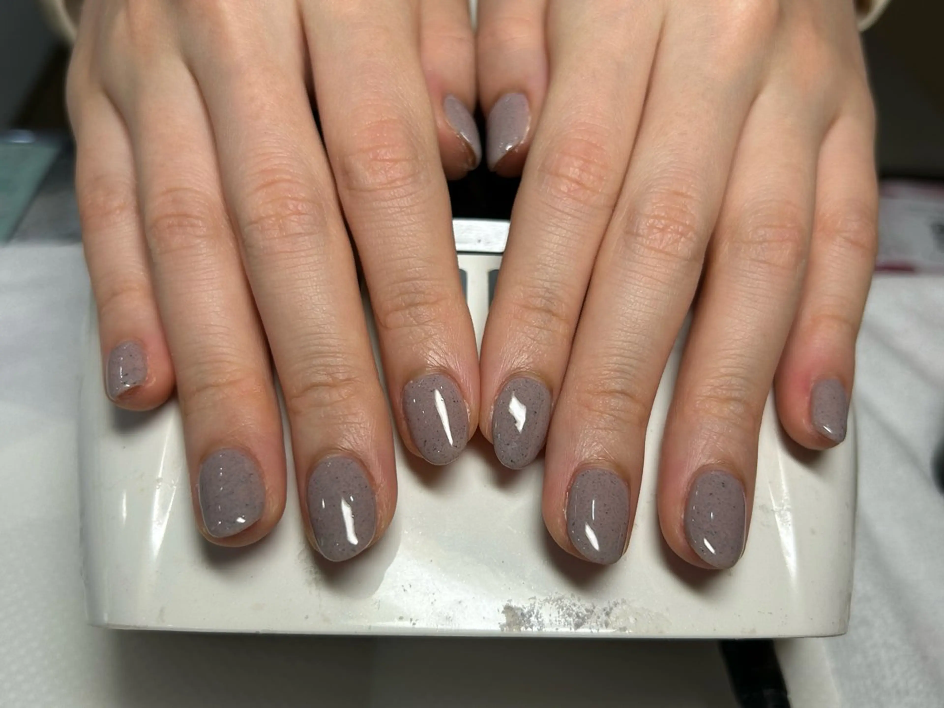 ネイル ラメ(グリッター) ワンカラーネイル LULLABY恵比寿店所属・LULLABY 野口のネイルデザイン