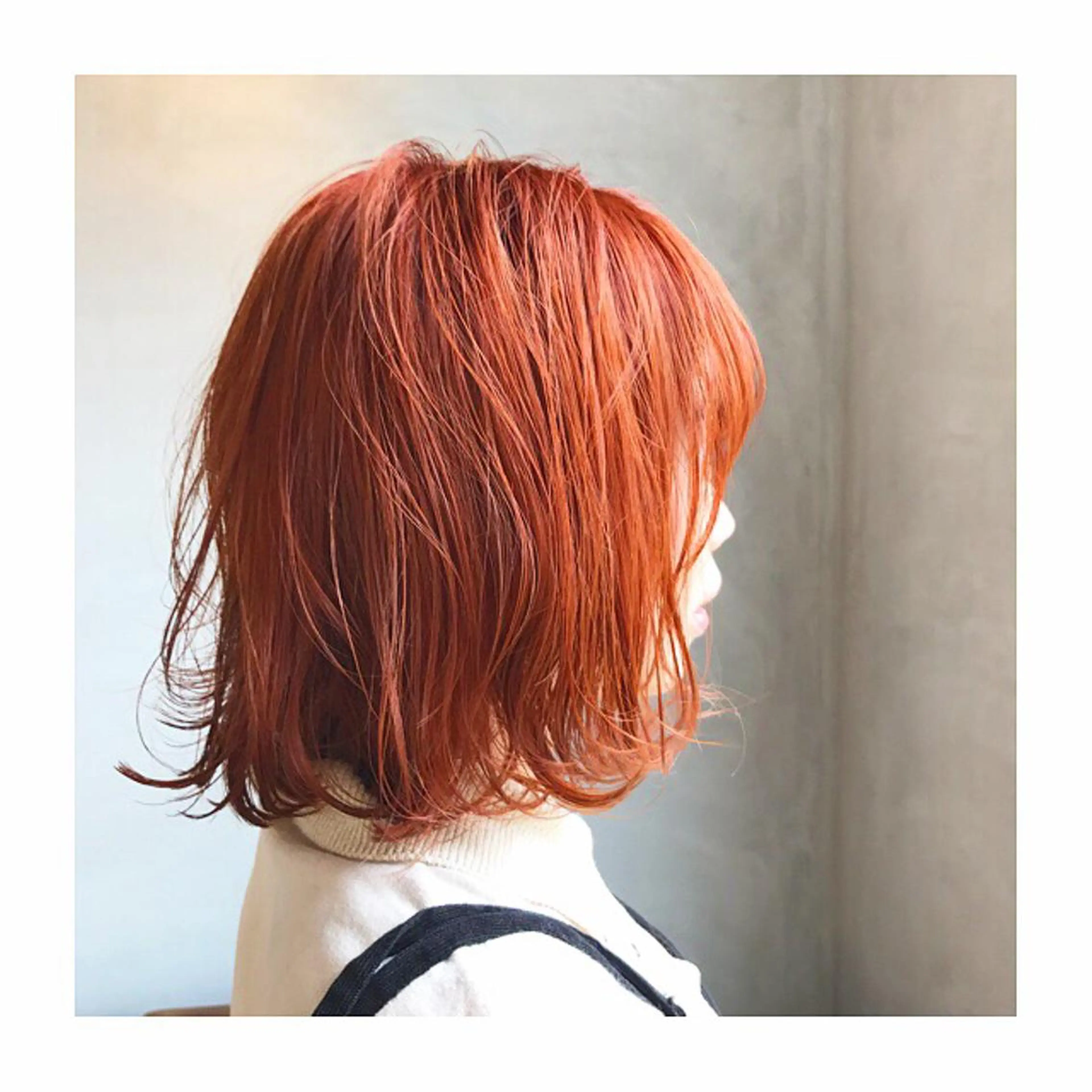 ショート カラー ブリーチ オレンジ クドウレイ fifth渋谷のヘアスタイル