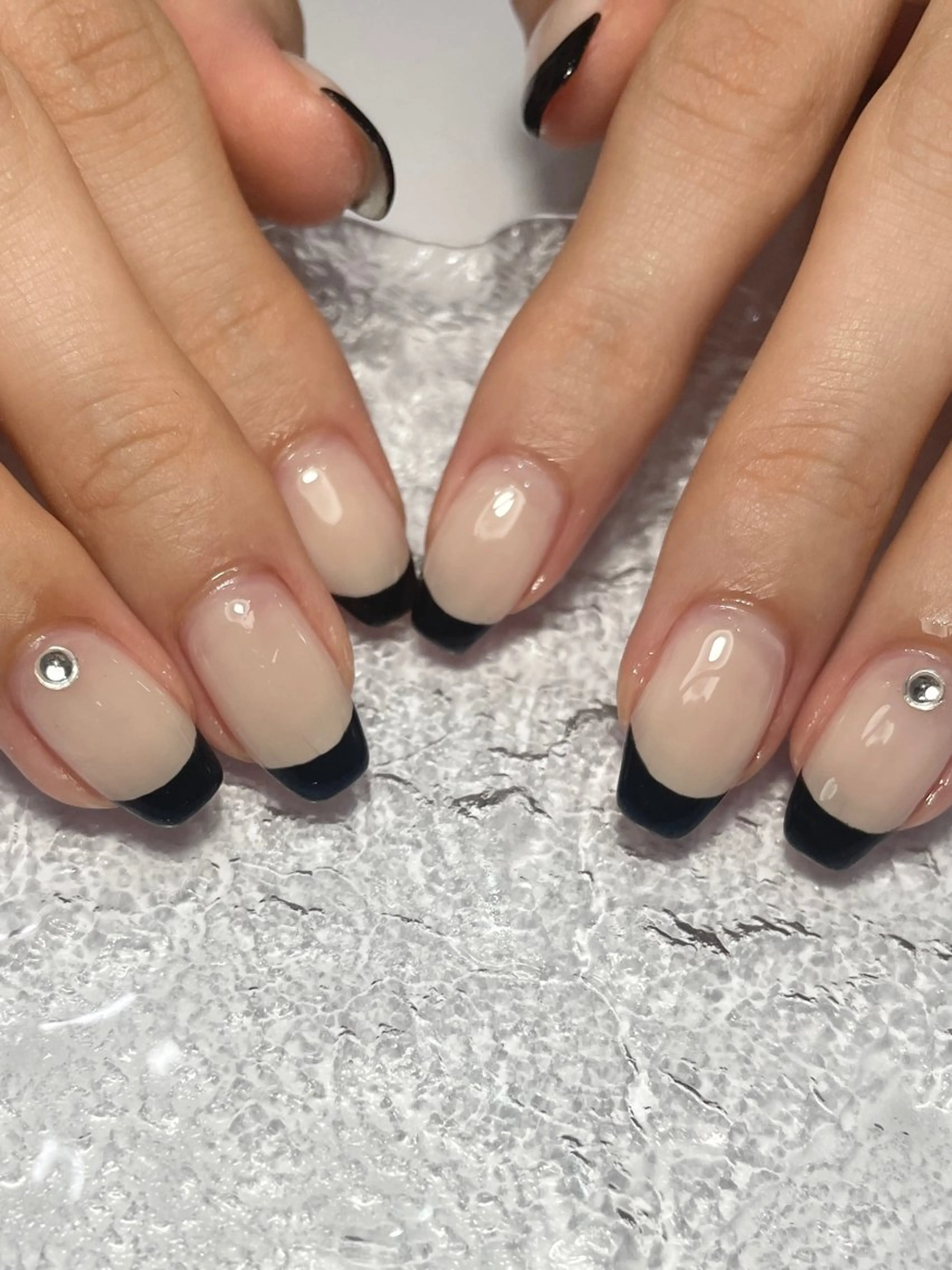 ネイル フレンチネイル ハンドネイル miu nailのネイルデザイン