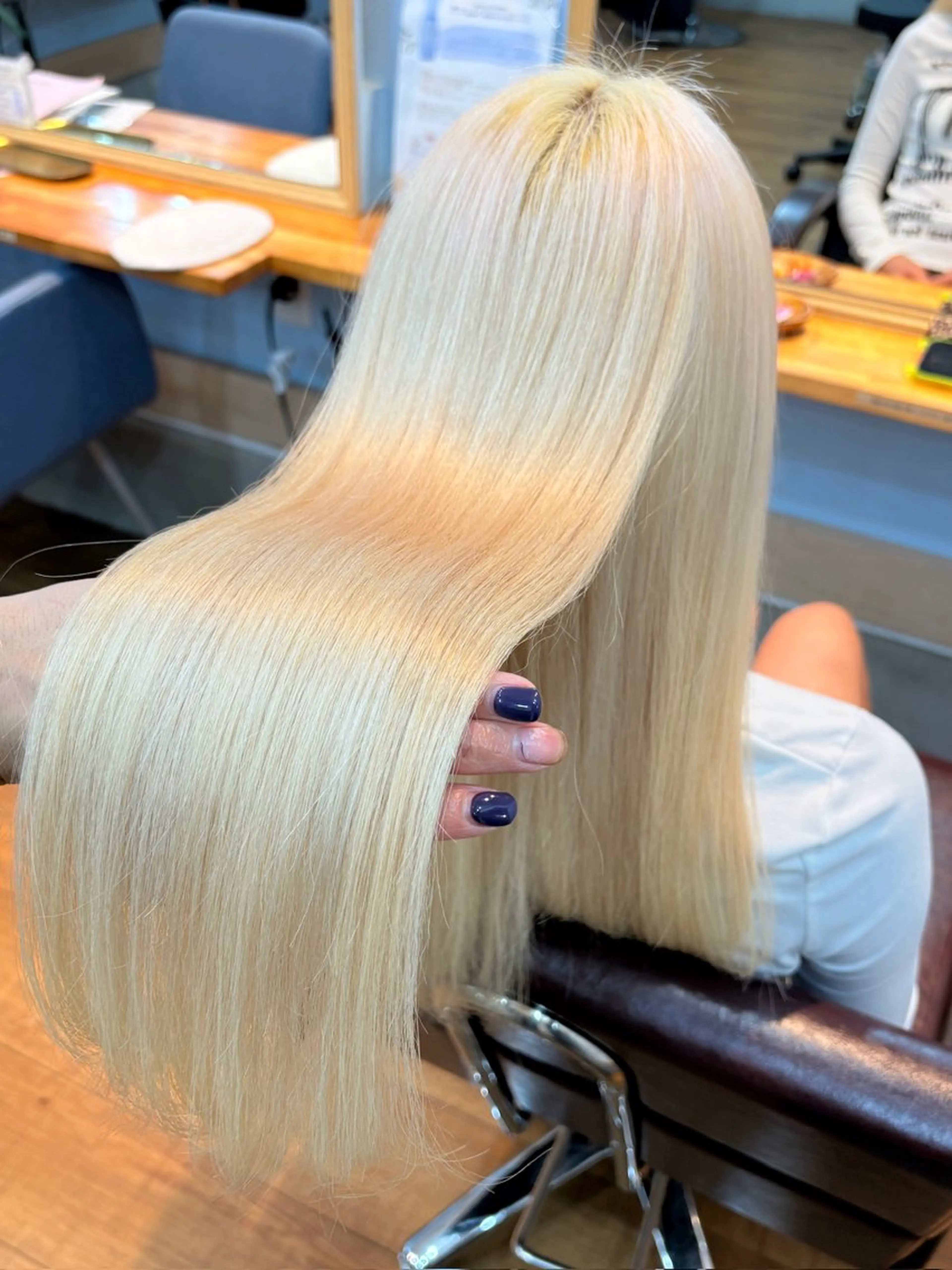 ロング カラー ヘアカラー トリートメント 髪質改善🌿‬/艶感 /髙木 優人のヘアスタイル