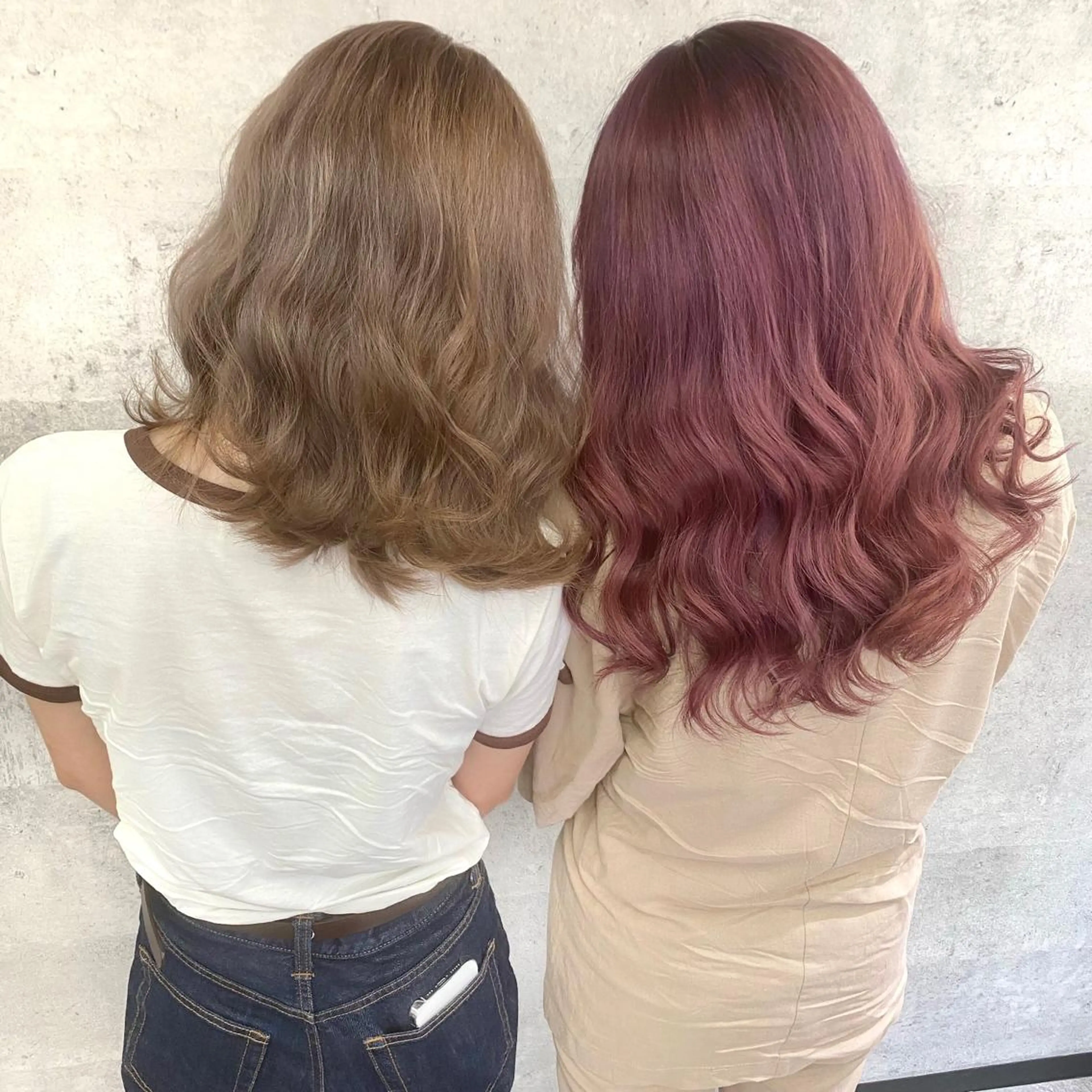 セミロング カラー ヘアカラー シールエクステ特化 ハイトーン、NANAのヘアスタイル