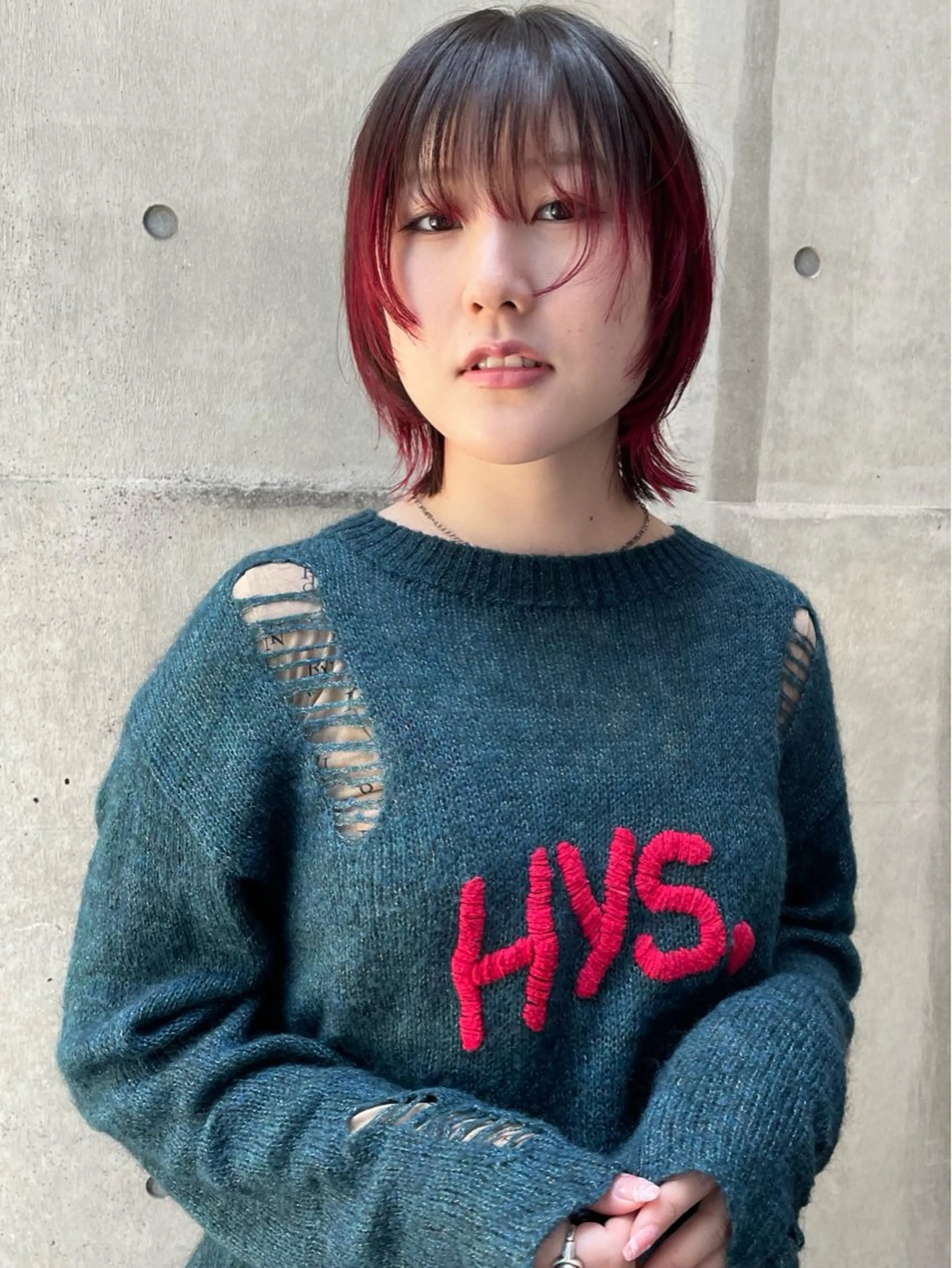 ショート ボブ くびれヘア ウルフカット カット トリートメント ボブ/レイヤー/ 御田村裕人のヘアスタイル