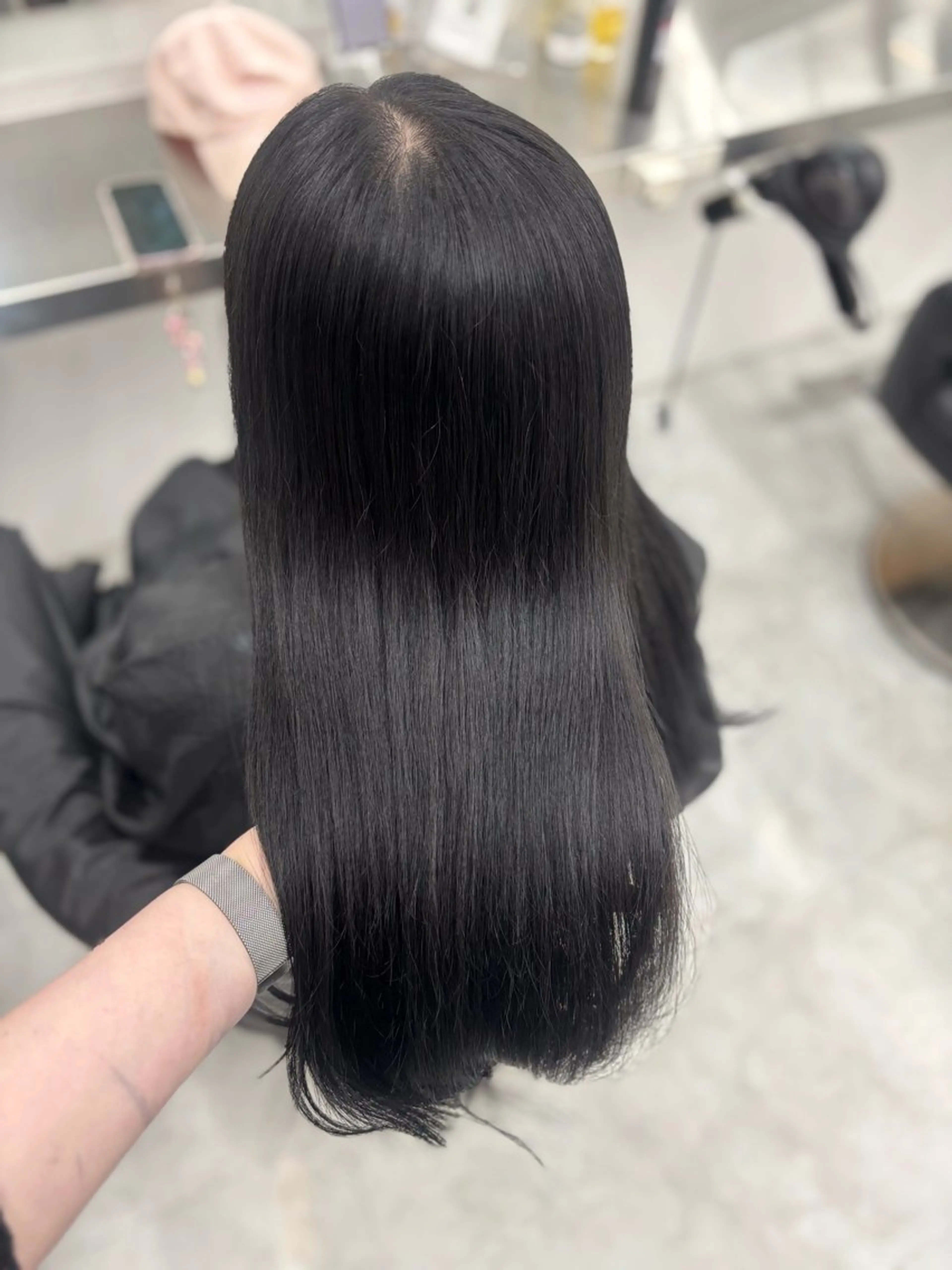 ロング カラー カット ヘアカラー 韓国風暗髪ヘア🤍 🫧MIREIのヘアスタイル