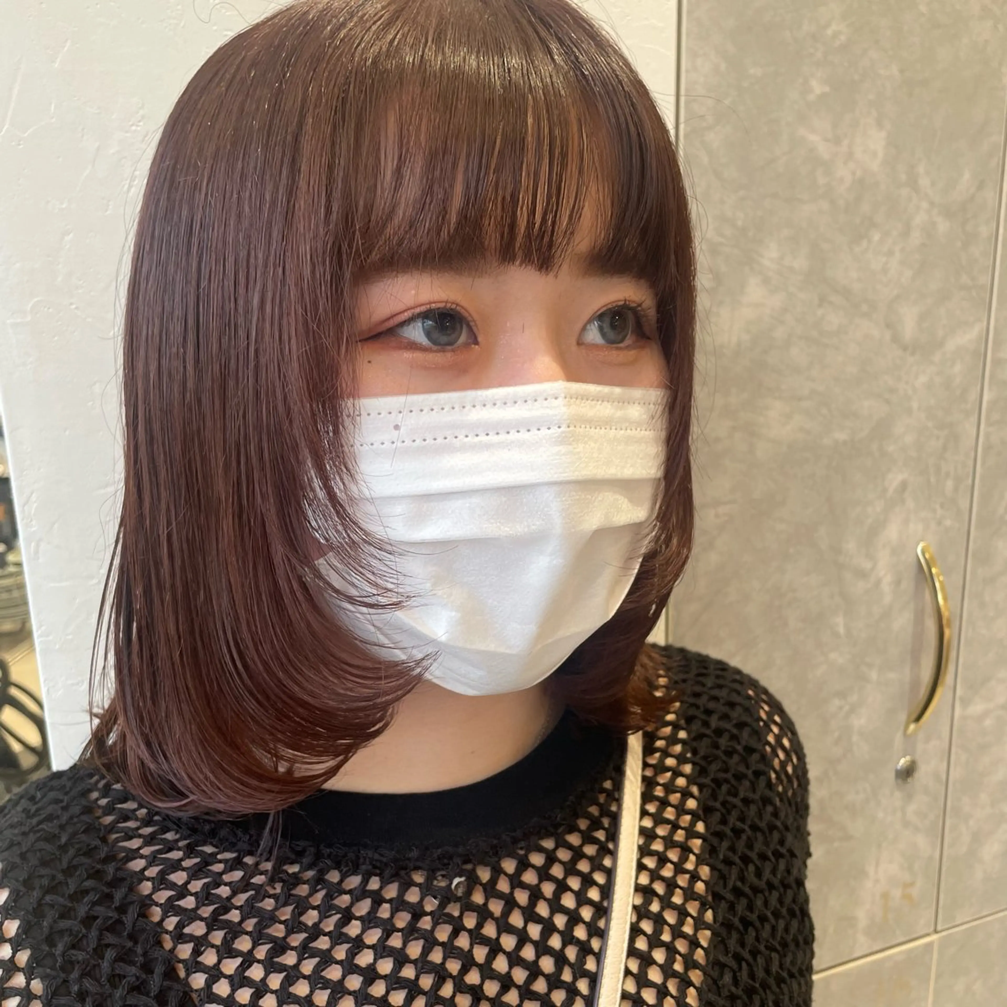 ショート 顔まわり/インナー カラー/　syuriのヘアスタイル