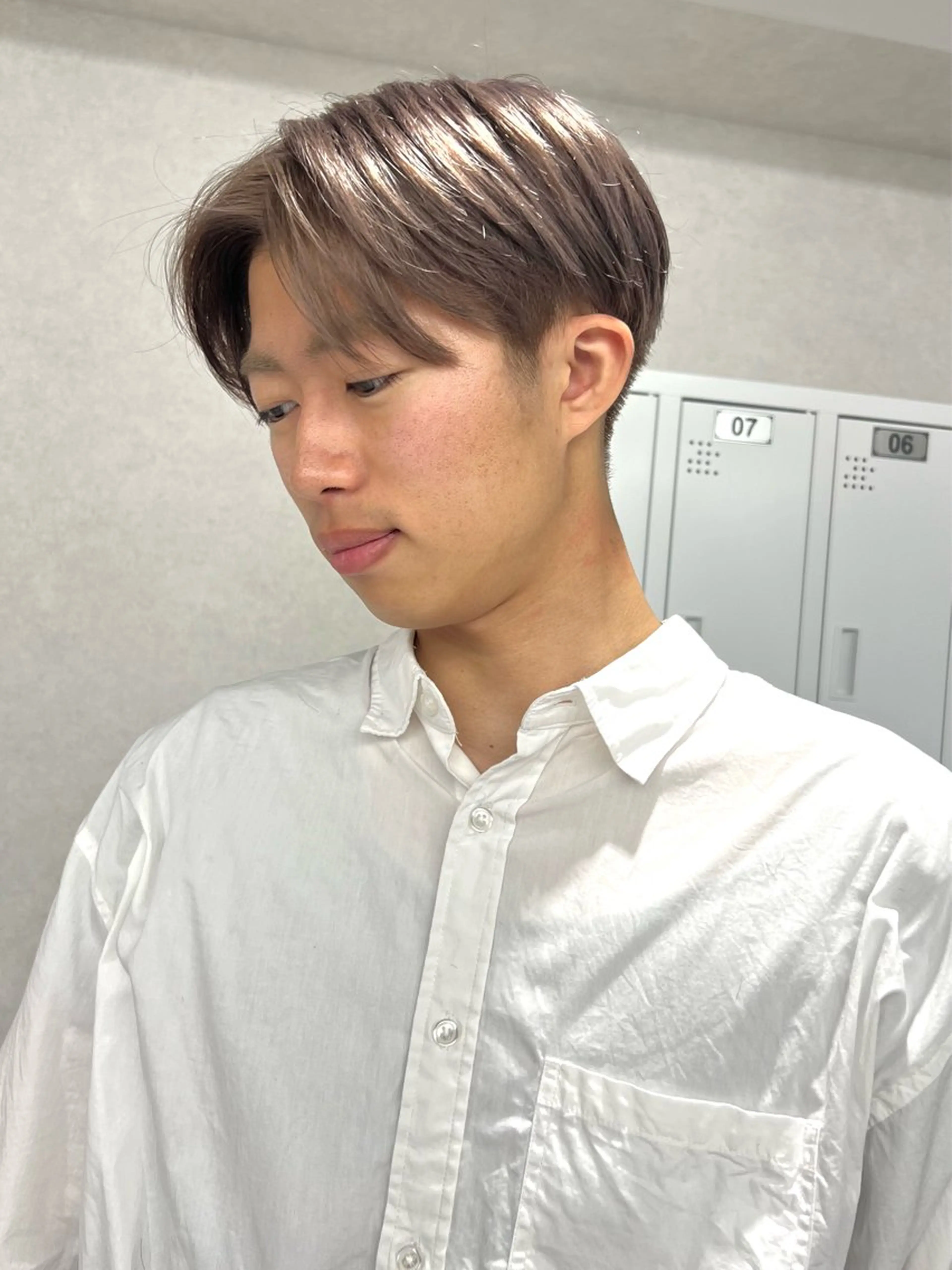 ショート カラー メンズ ☀️ボブスタイル特化 大山あさひ☀️のヘアスタイル