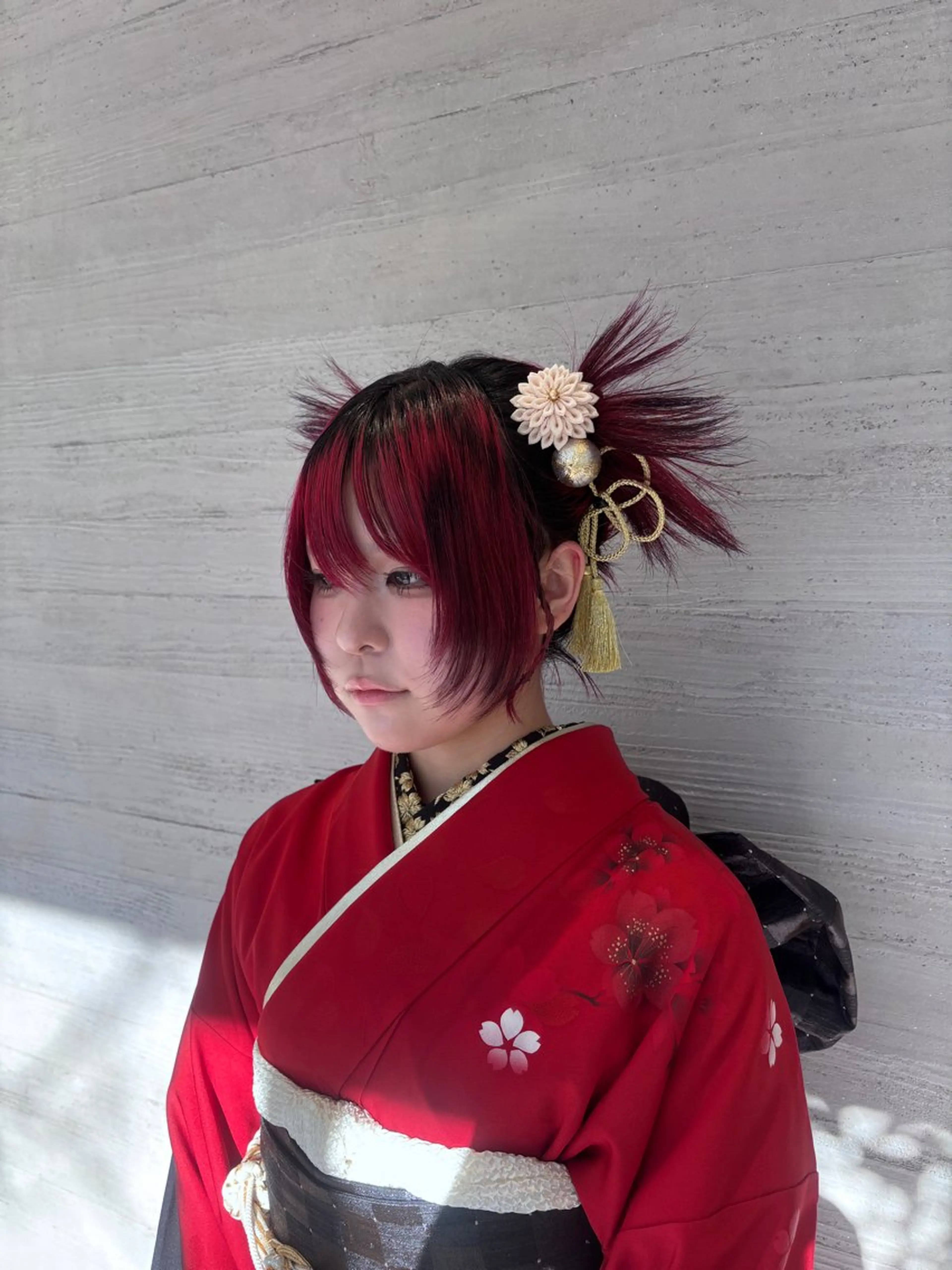 ショート ヘアセット イシカワ ルナのヘアスタイル