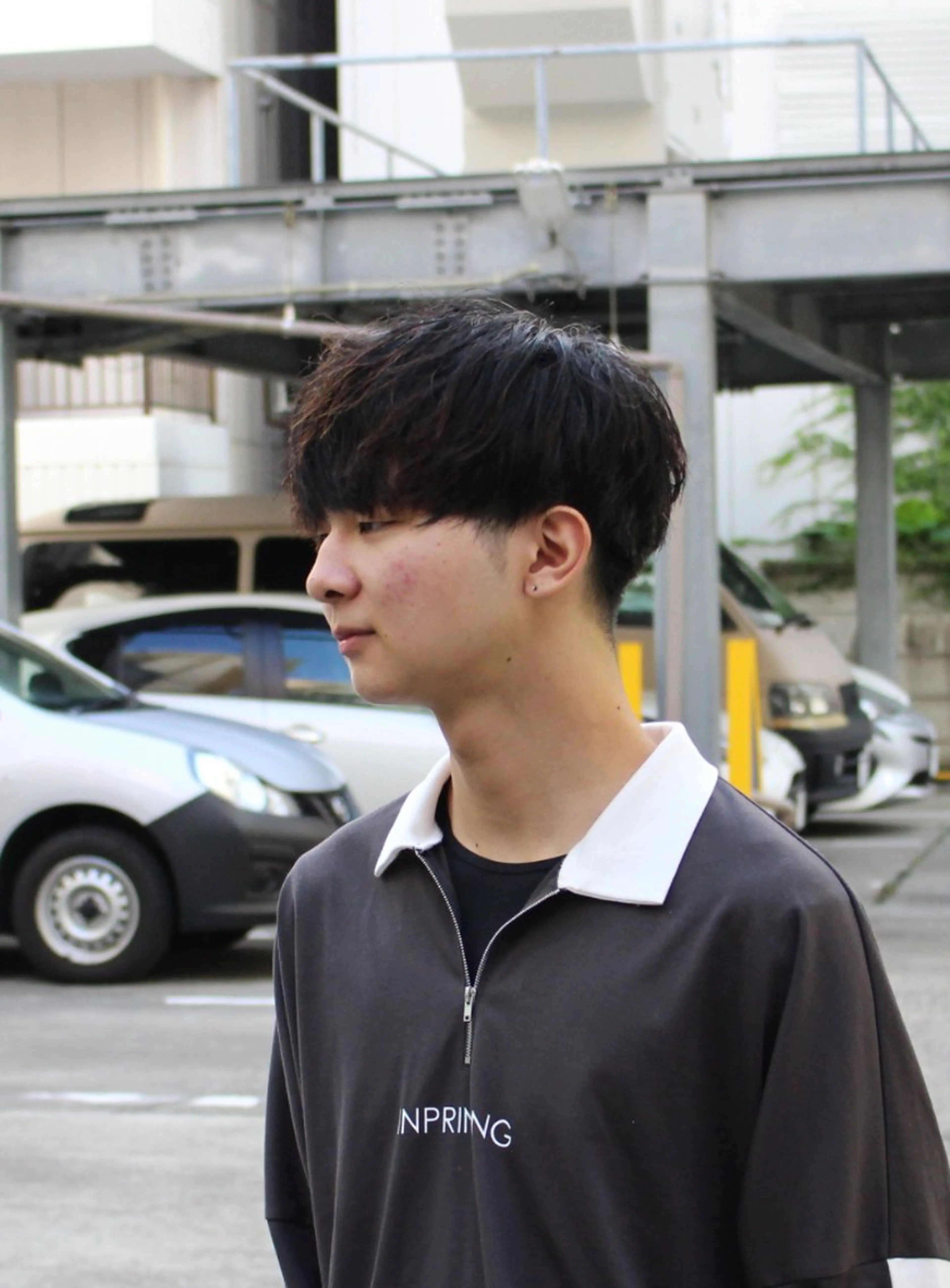 ショート メンズ マッシュ ショートヘア カット メンズ/ケアパーマ /hayashiのヘアスタイル