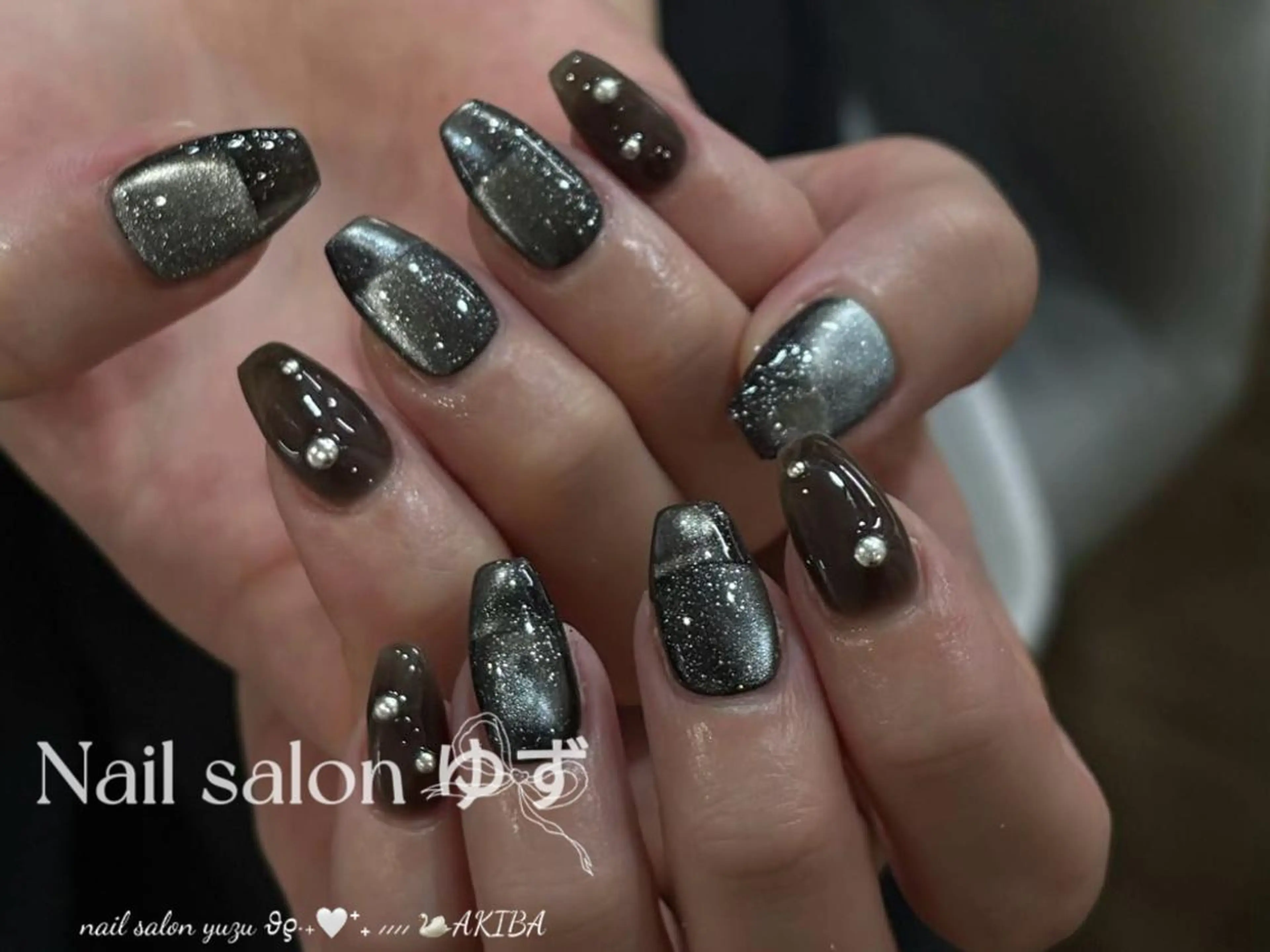 ネイル ハンドネイル MAKI💚💚💚 秋葉原.のネイルデザイン