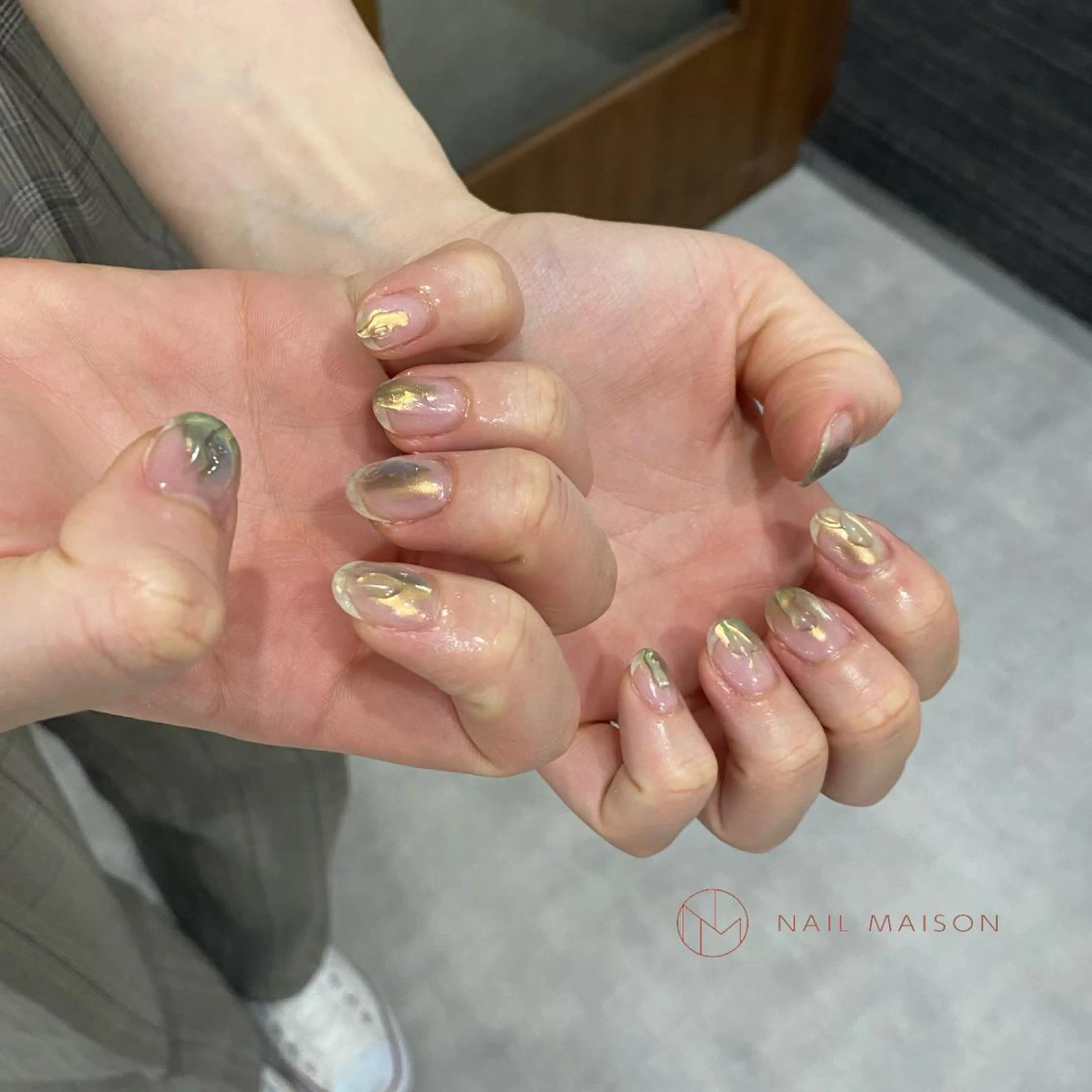 ネイル クリアネイル WASHIMI Fのネイルデザイン