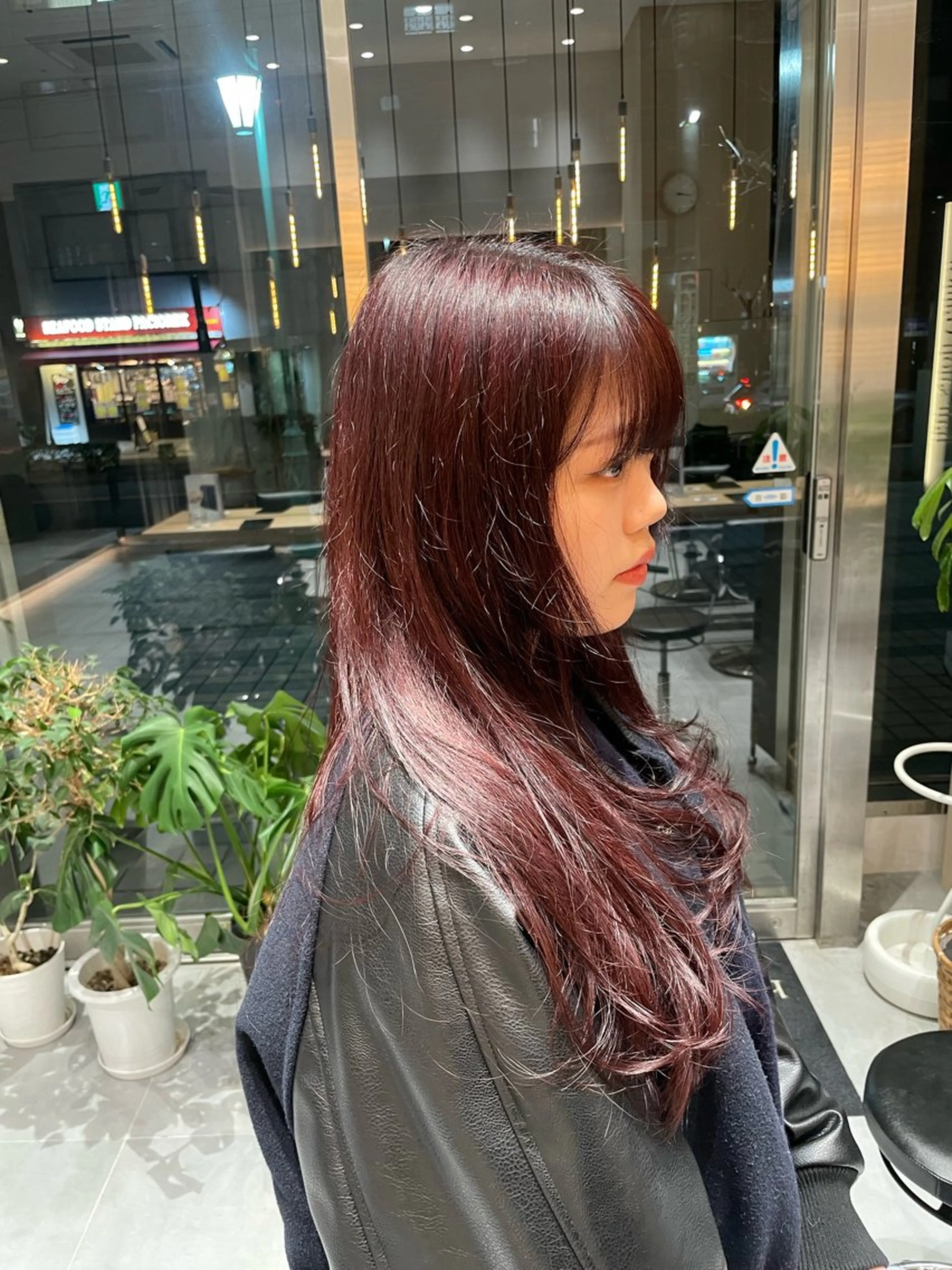 【透明感】ブリーチなしWカラー+mbs+トリートメント【学割:¥11480】の写真