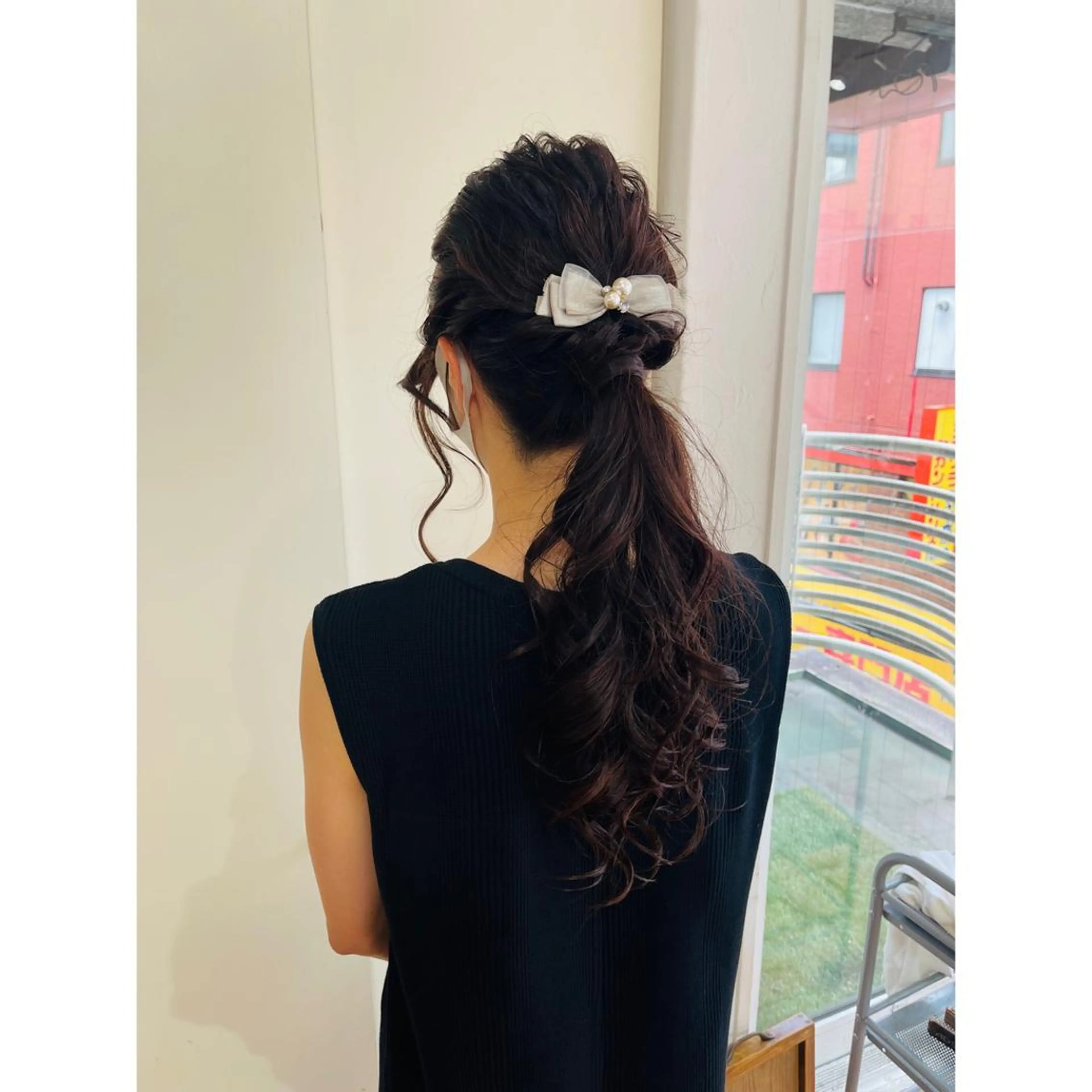 セミロング カラー パーマ ヘアアレンジ ヘアセット 宮川 莉央のその他イメージ