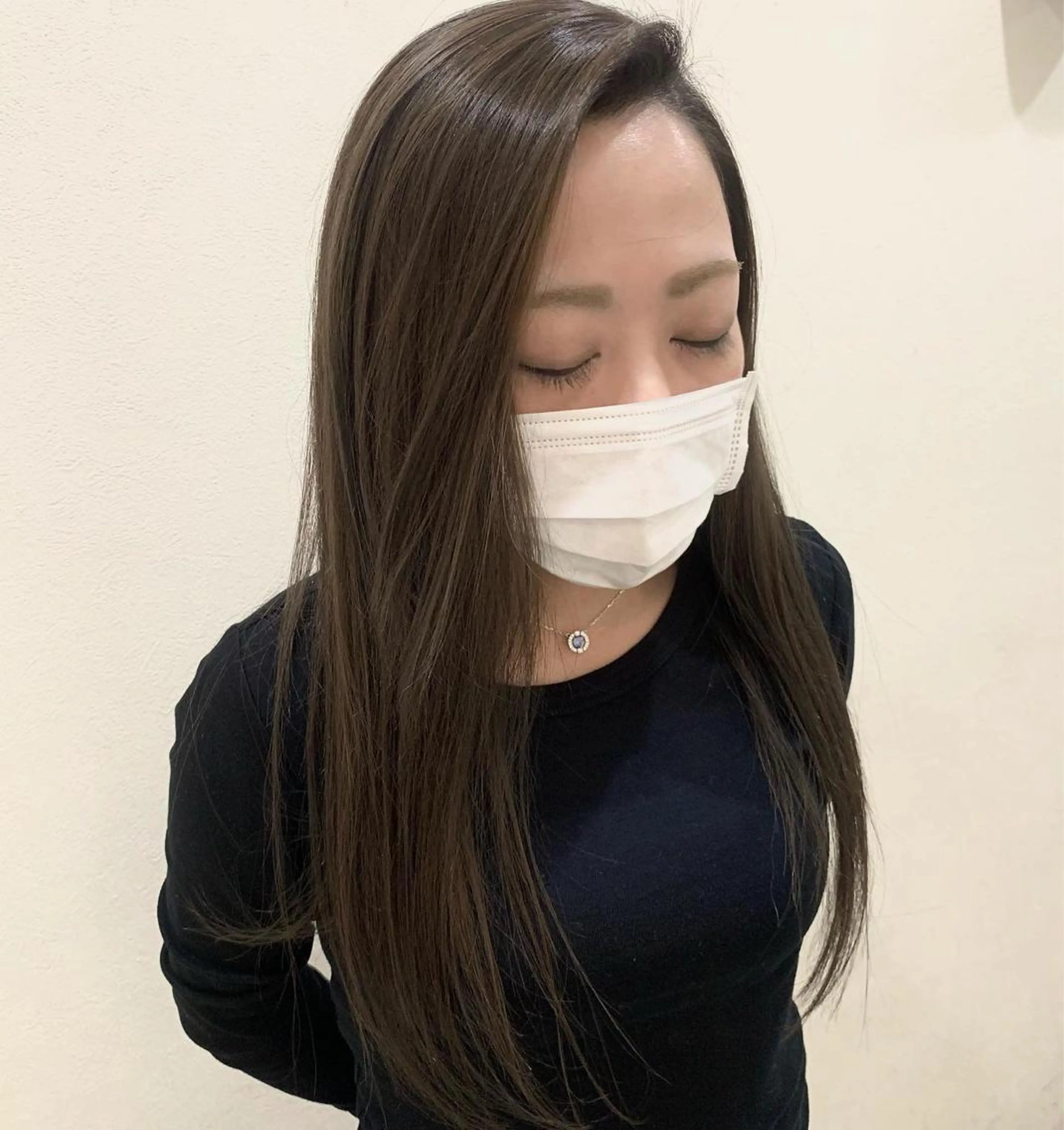 ロング カラー 透明感/ 美髪矯正/田中恭のヘアスタイル