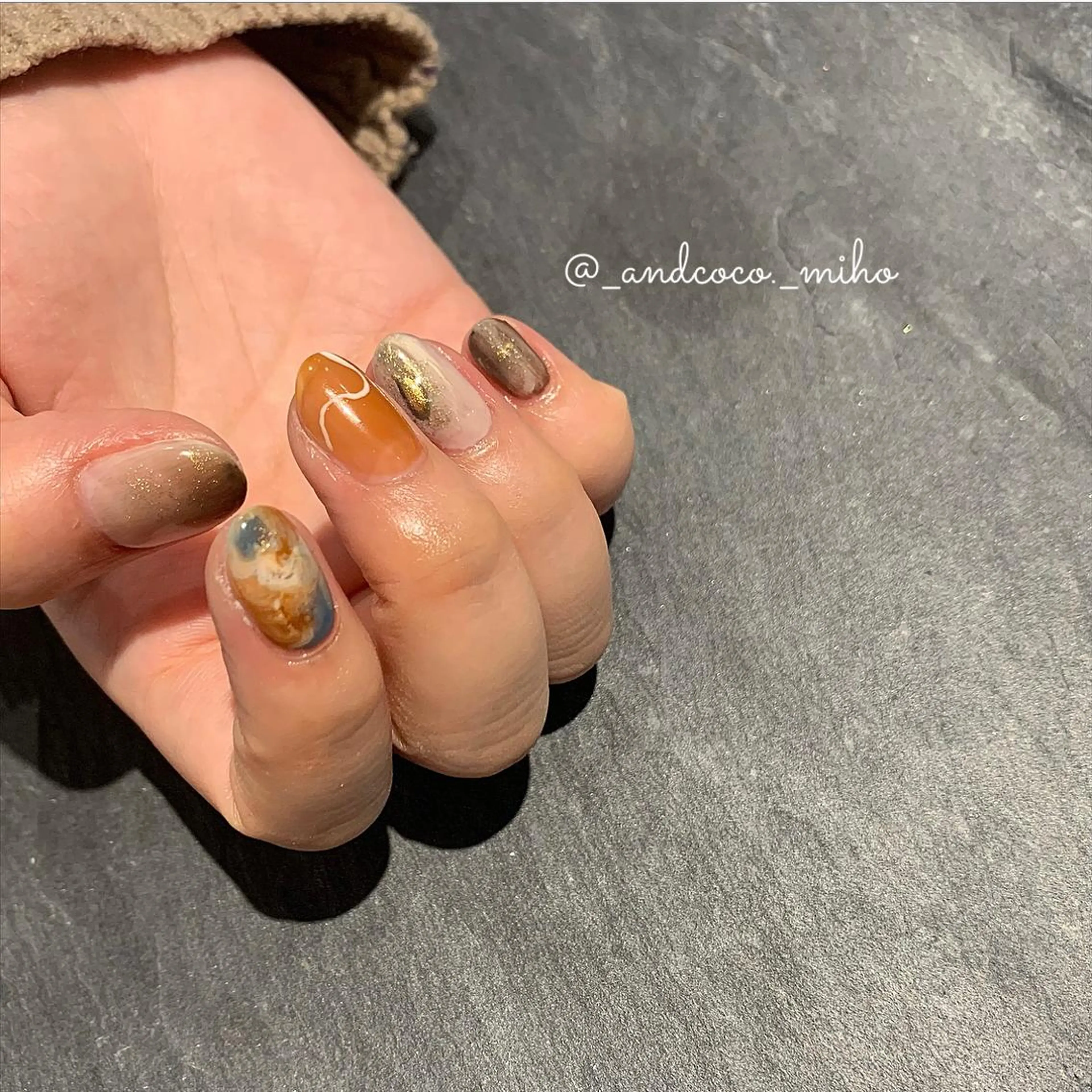 ネイル ハンドネイル I'm Me.所属・Nailist〻 mihoのネイルデザイン