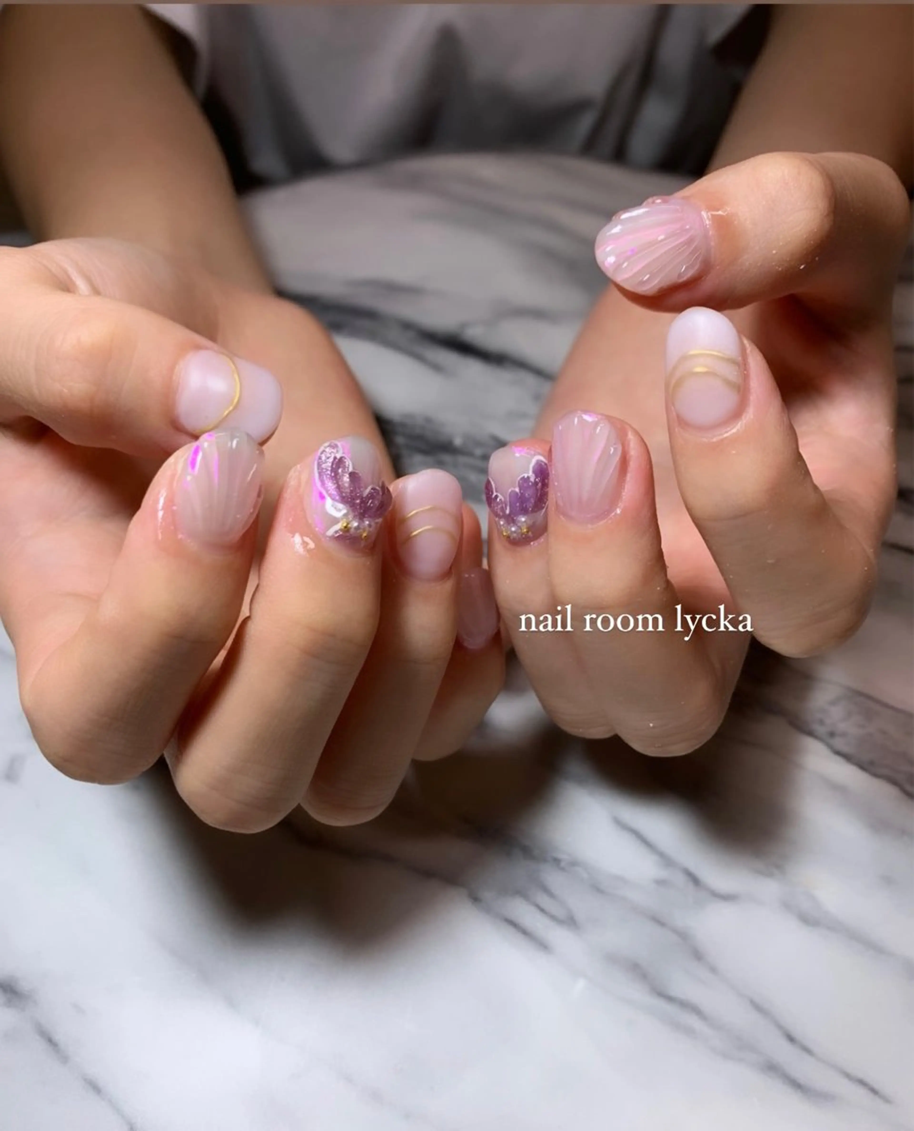 ネイル ﾈｲﾙﾙｰﾑﾘｯｶ 𝐦𝐚𝐲𝐮のネイルデザイン