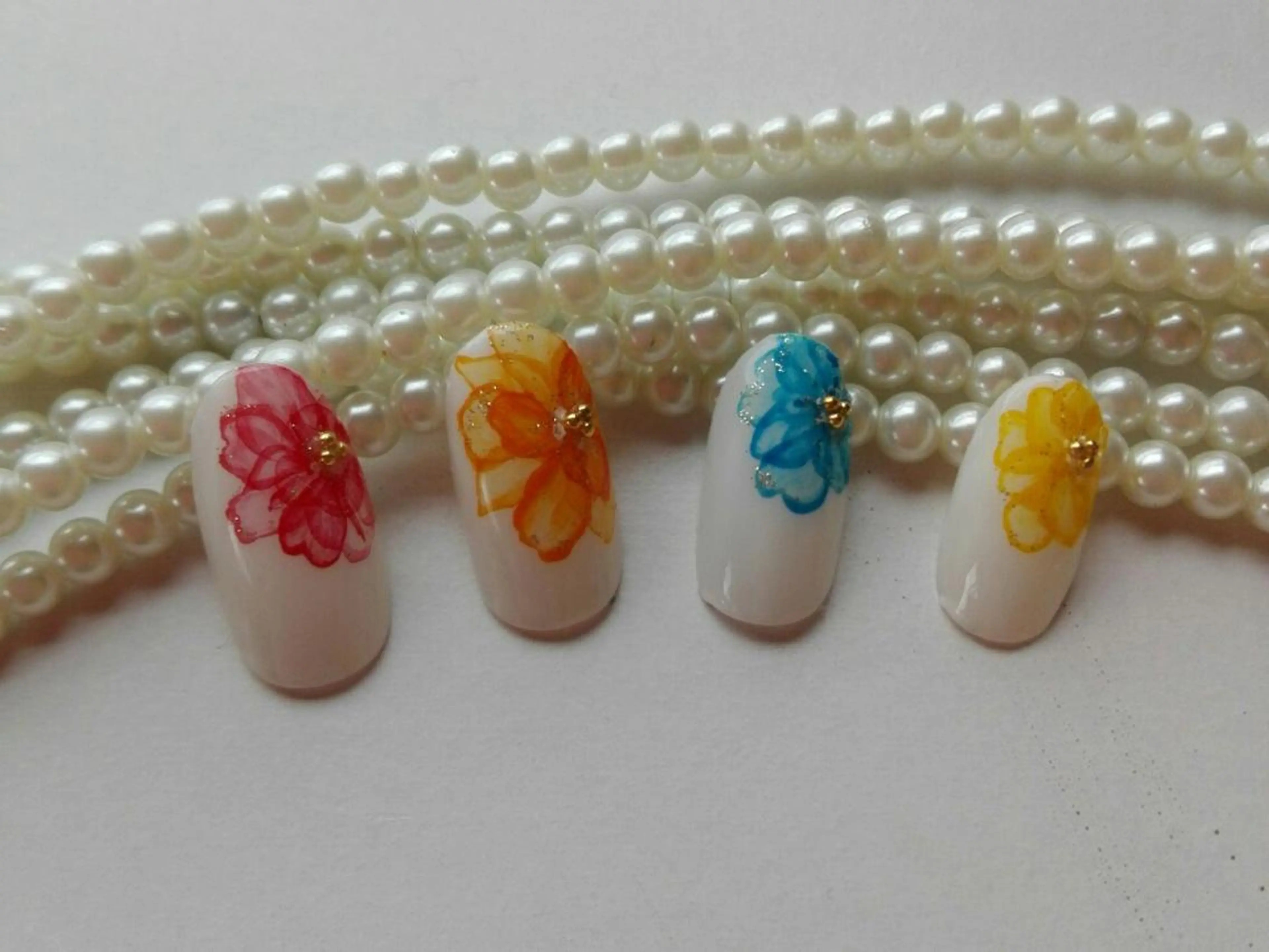 ネイル フラワーネイル 春ネイル MANA MANAのネイルデザイン