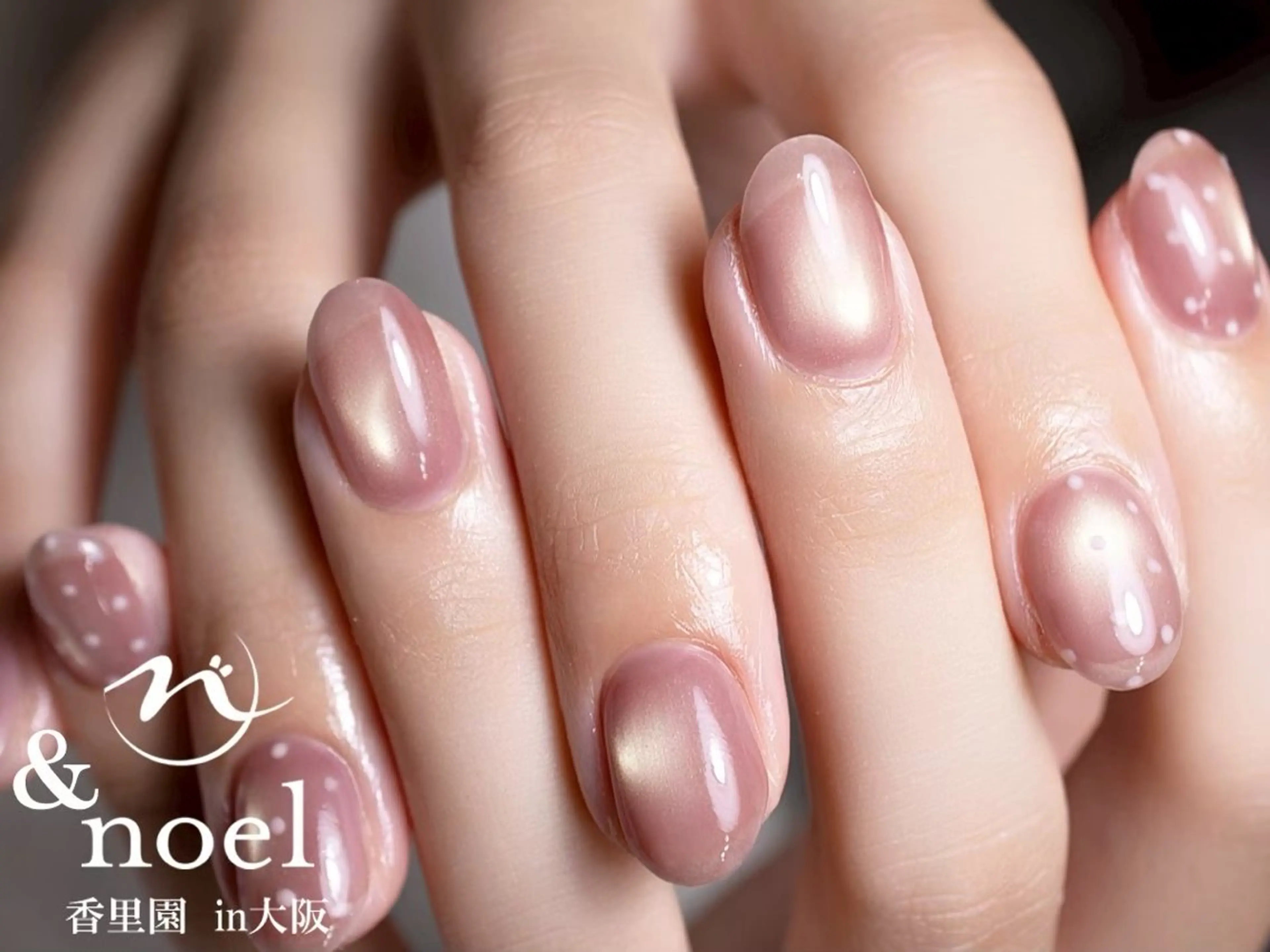 ネイル ハンドネイル Nailsalon  &Noel所属・もも 🍑のネイルデザイン