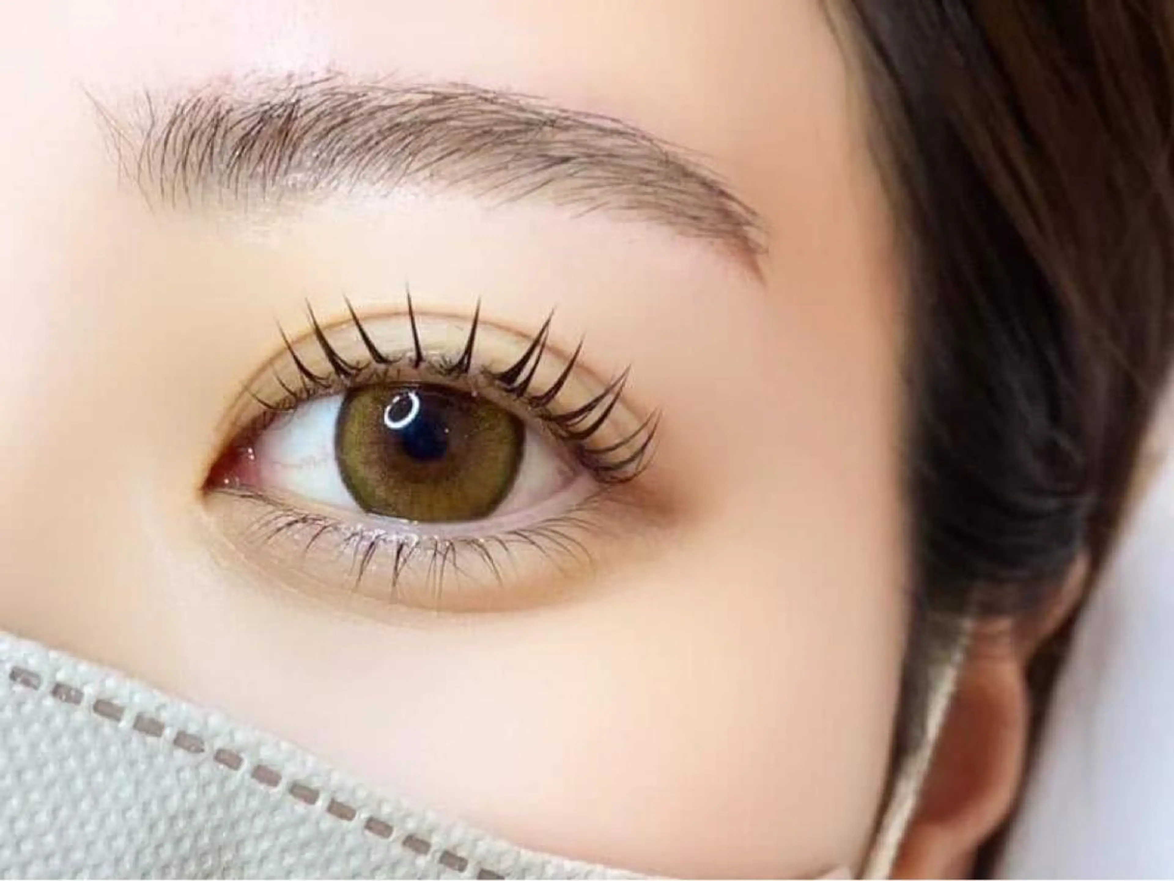 【ご新規様限定】✨️パリジェンヌ まつ毛パーマ✨（アイシャンプー込みコーティング込み高級美容液込み）の写真