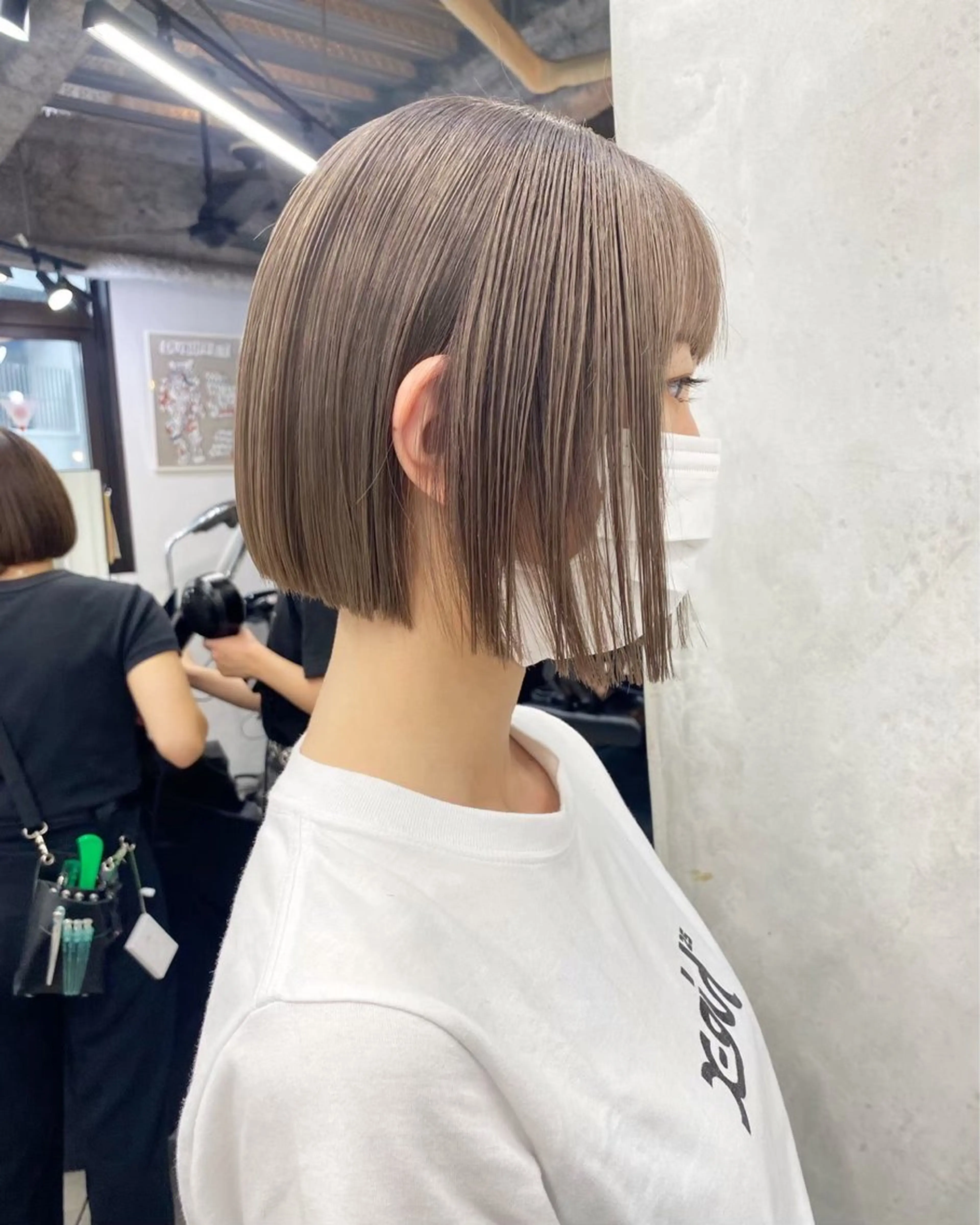ショート カラー 🫐寒色系カラー 🫐ヤマナカリリカのヘアスタイル