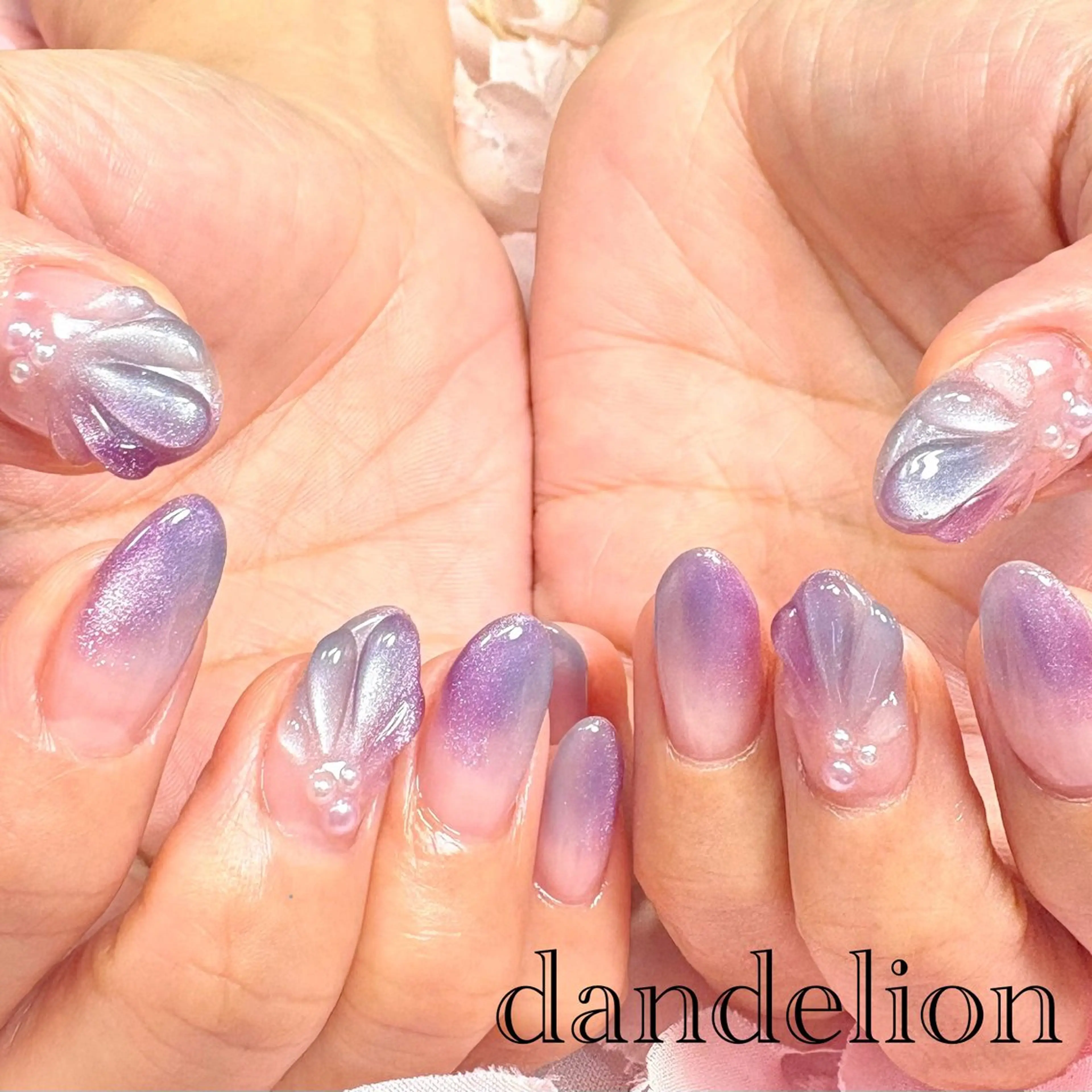 ネイル ハンドネイル ハンドケア dandelion ダンデライオンのネイルデザイン