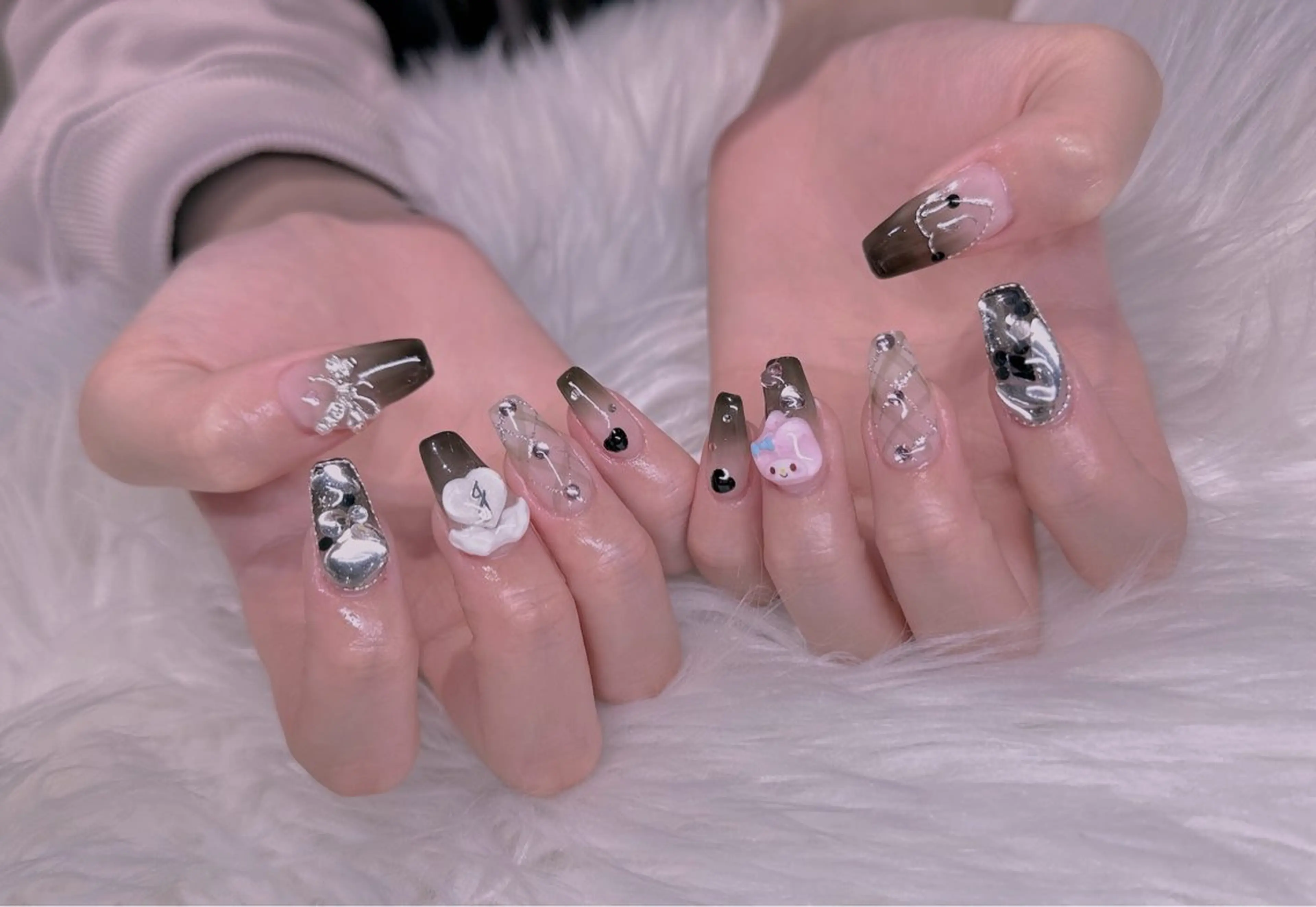 ネイル 長さだし専門店 M2　rikaのネイルデザイン