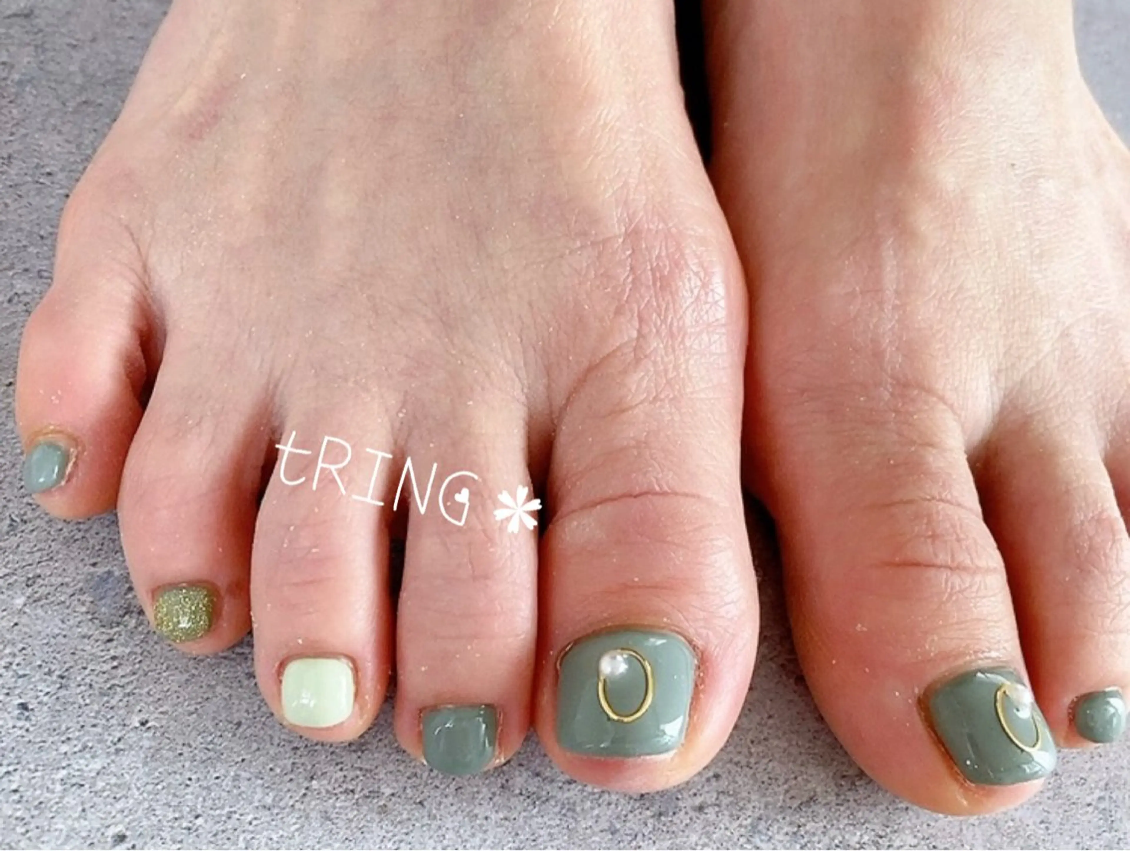 ネイル フットネイル tRING＊ しいの木台のネイルデザイン