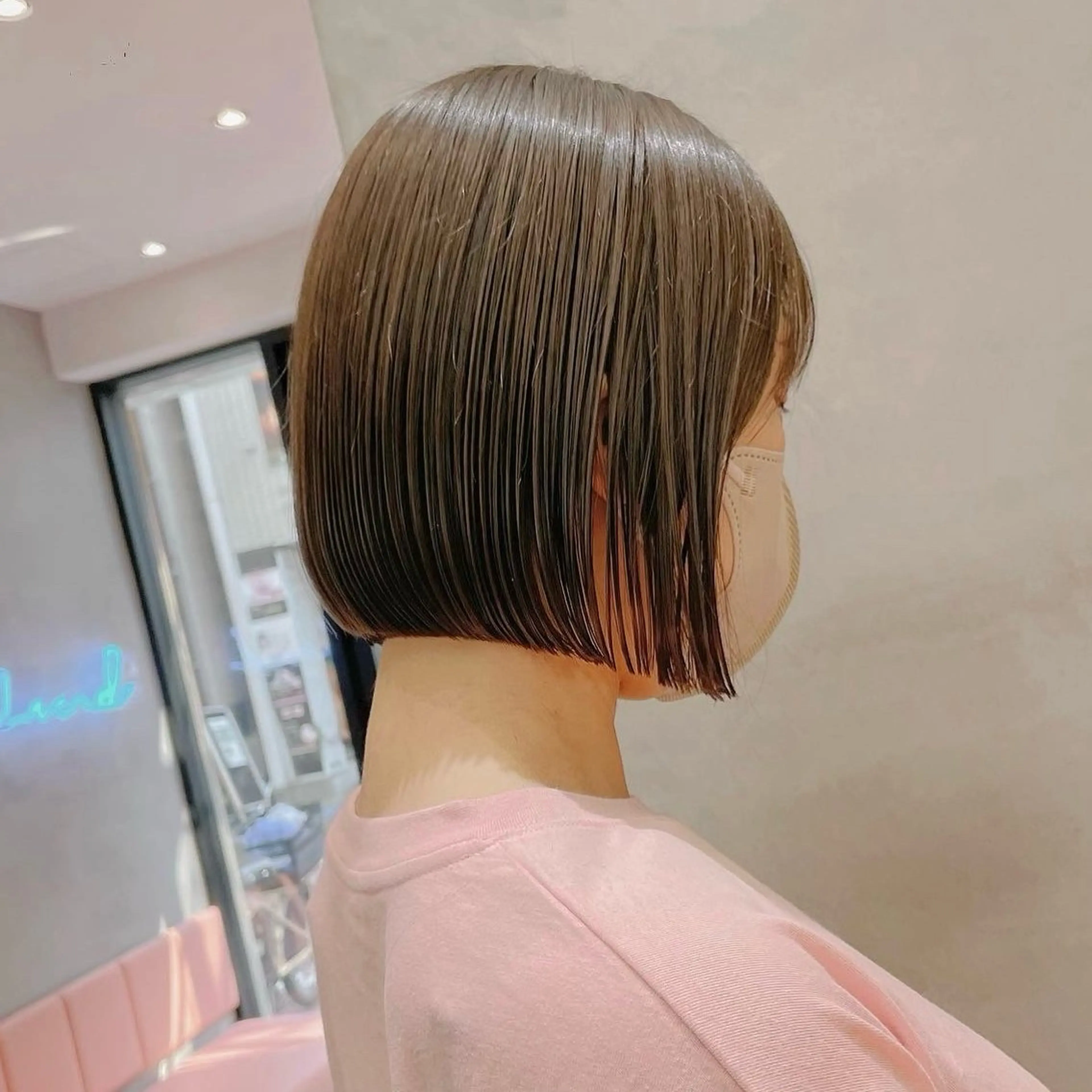 ショート Misaki /ボブ/縮毛矯正のヘアスタイル