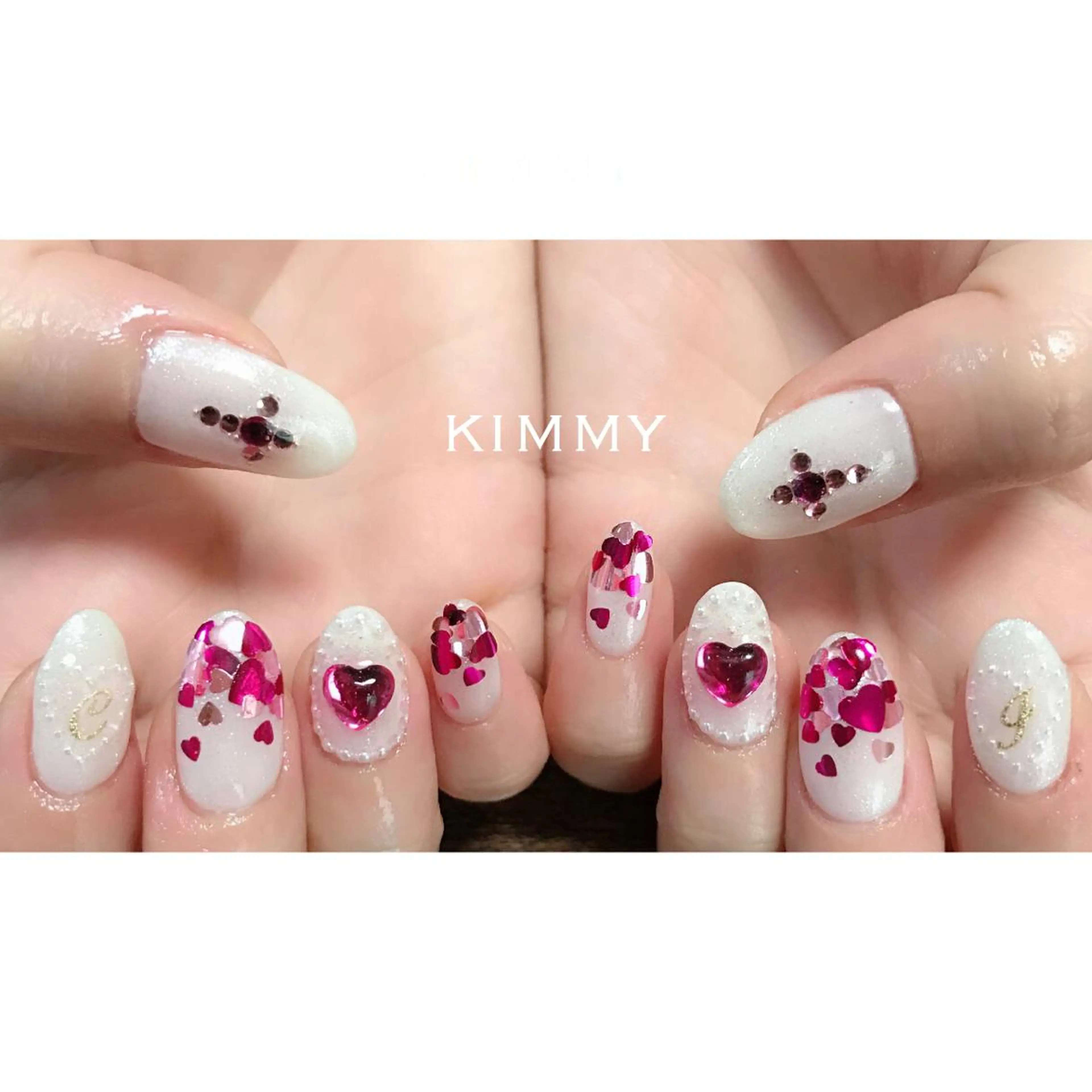 ネイル 持ち込み ハンドネイル kimmy nailsのネイルデザイン
