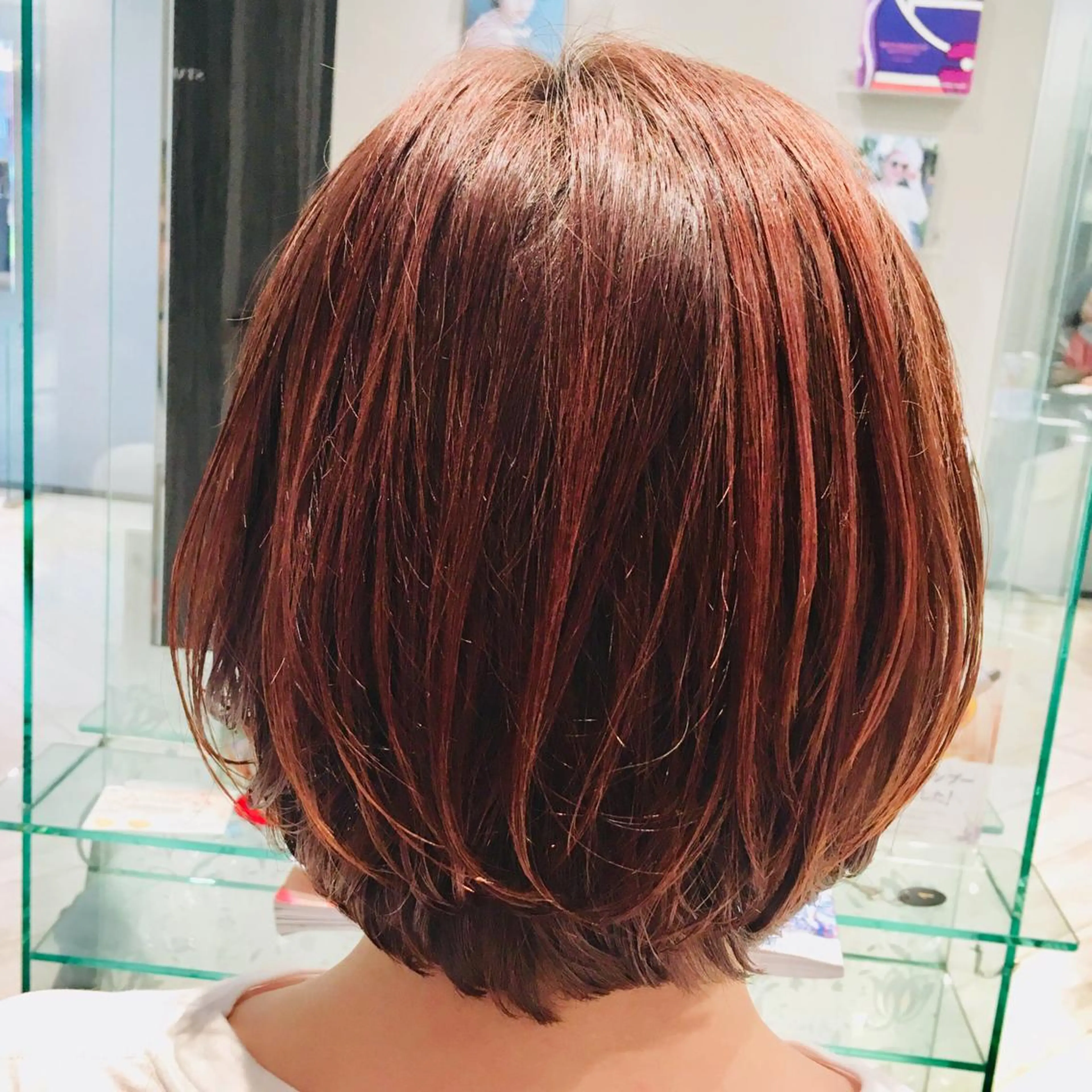ミディアム カット ヘアカラー TECHRISE金山所属・ERIKO Tのヘアスタイル