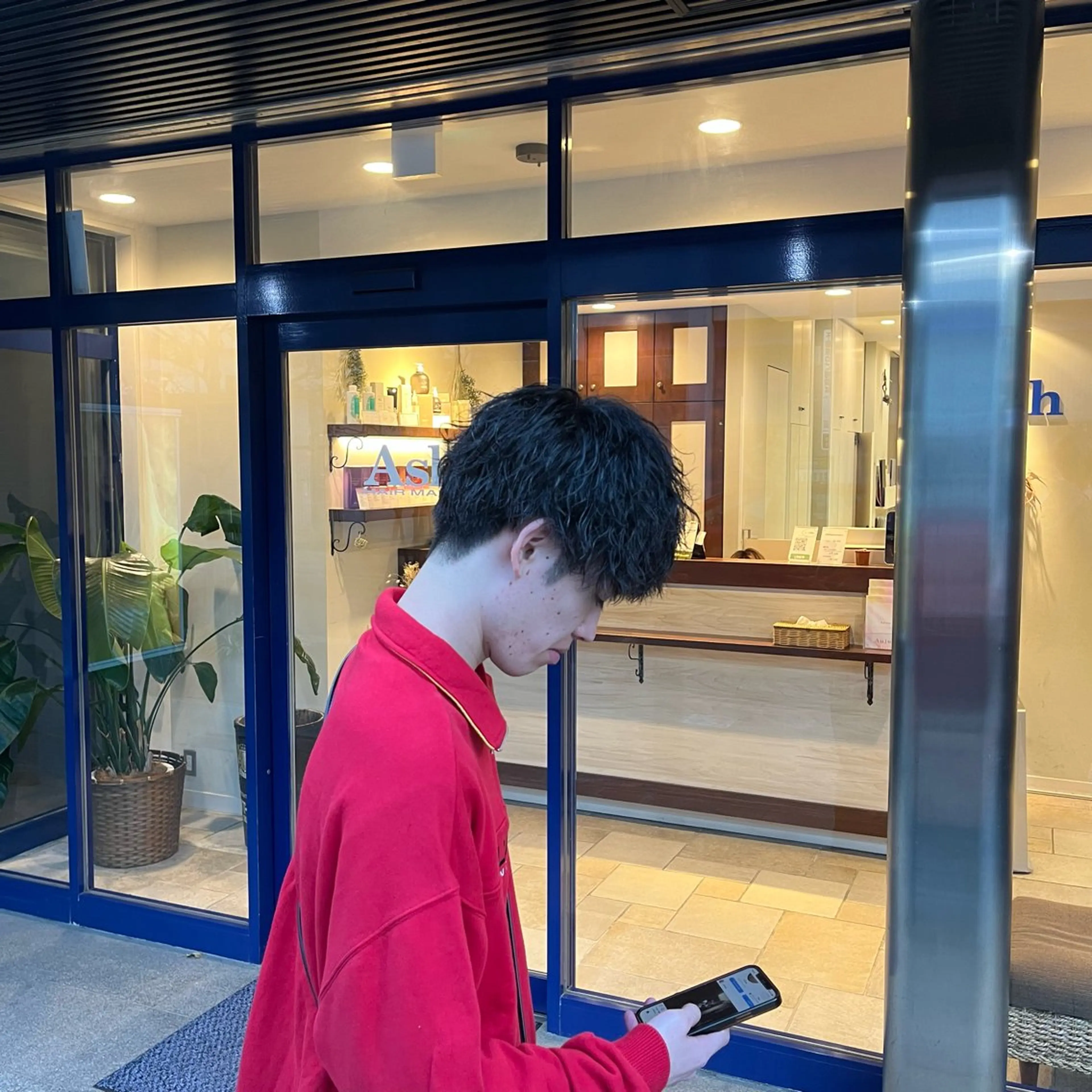 パーマ メンズ カット パーマ 大人透明感艶カラー 寺田稜のヘアスタイル