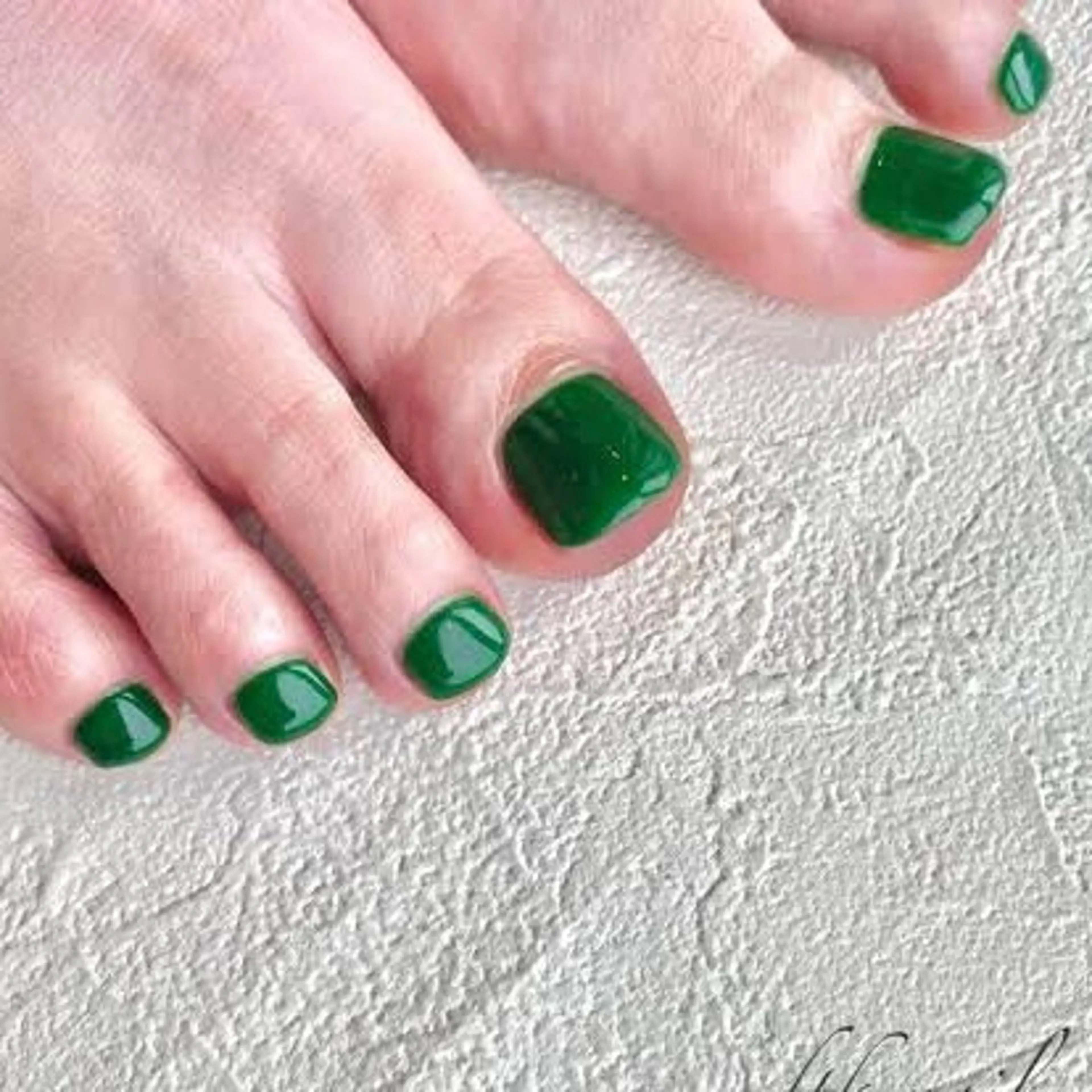 フットワンカラー🩵（オフケア込）ツルツルかかとケア/スクラブ仕上げ付き✨の写真